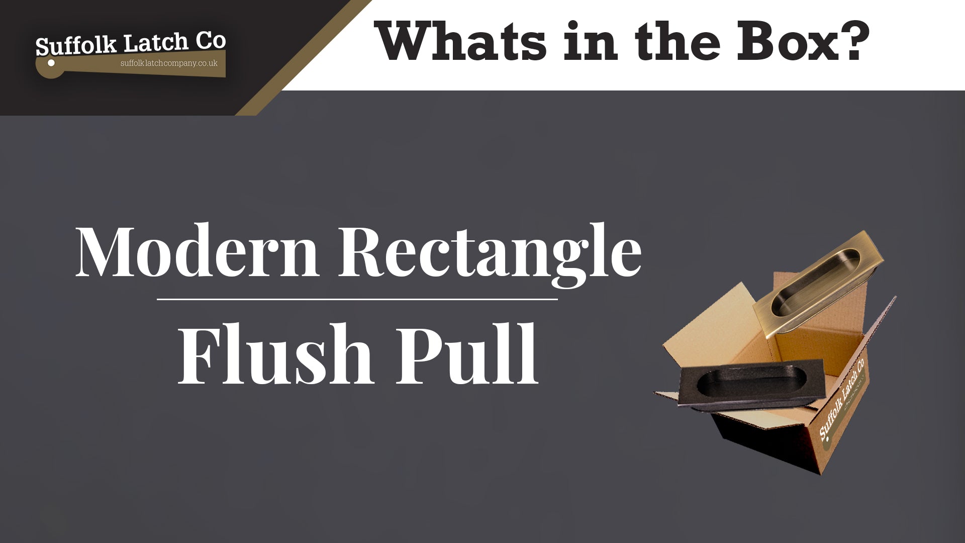 What's In The Box: Modern Flush Pull Handles