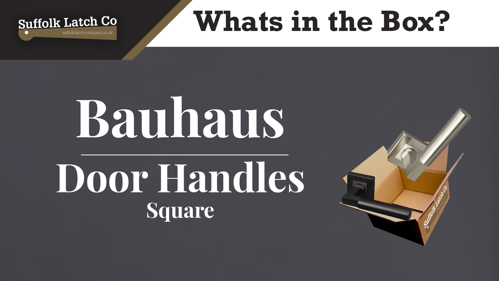 What's in the Box: Bauhaus Square Rose Door Handles