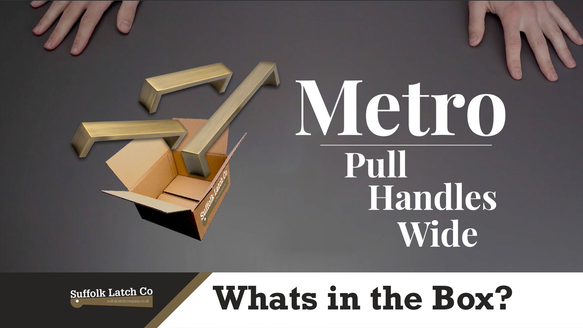 What's In The Box: Wide Metro Pull Handles