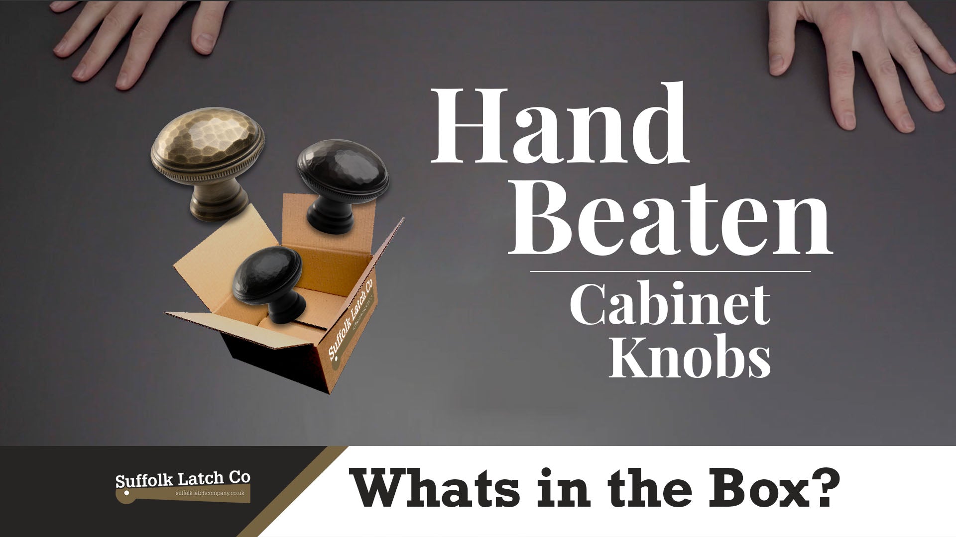 What's In The Box: Hand Beaten Cabinet Knobs