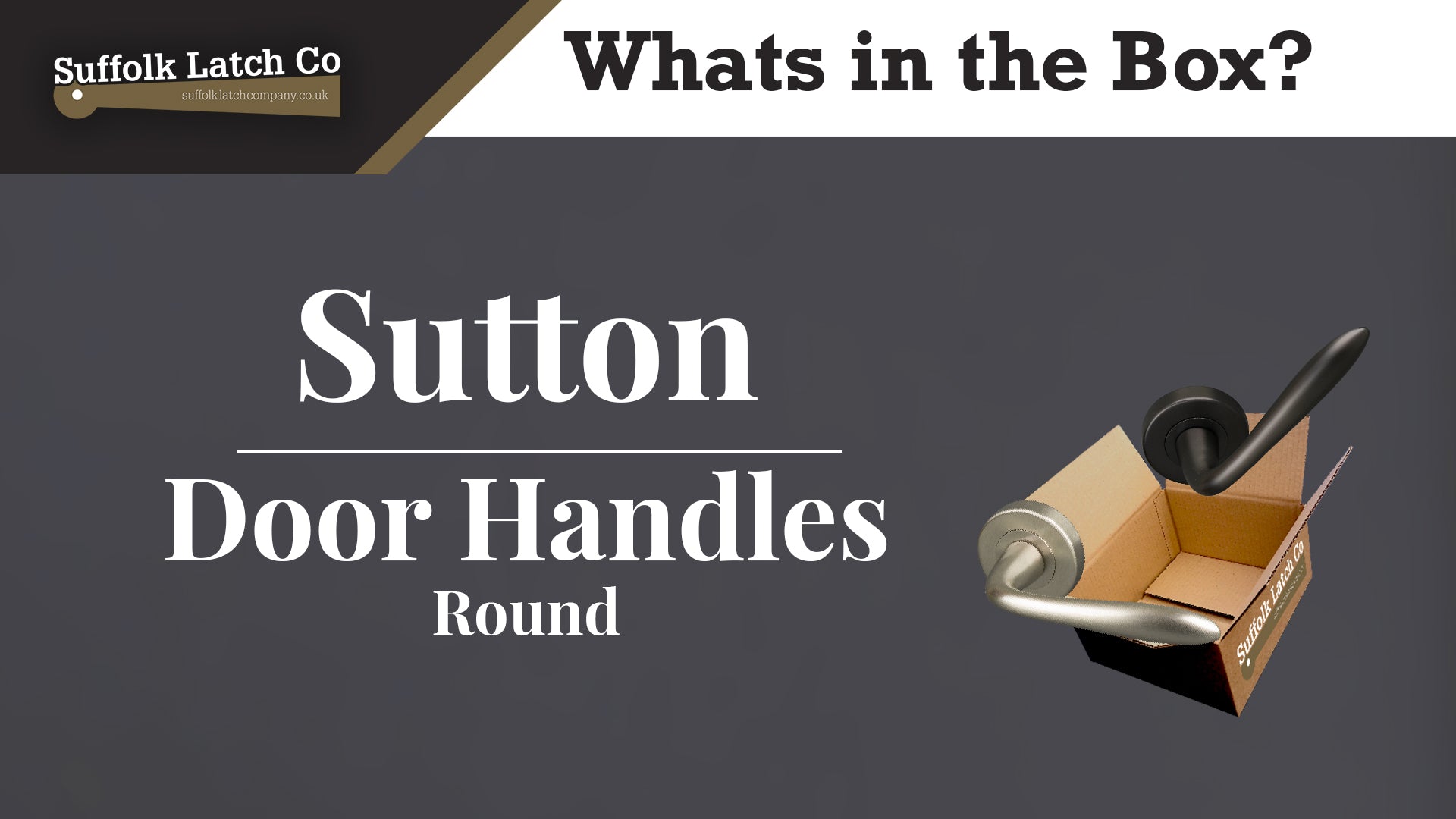What's in the Box: Sutton Round Rose Door Handles