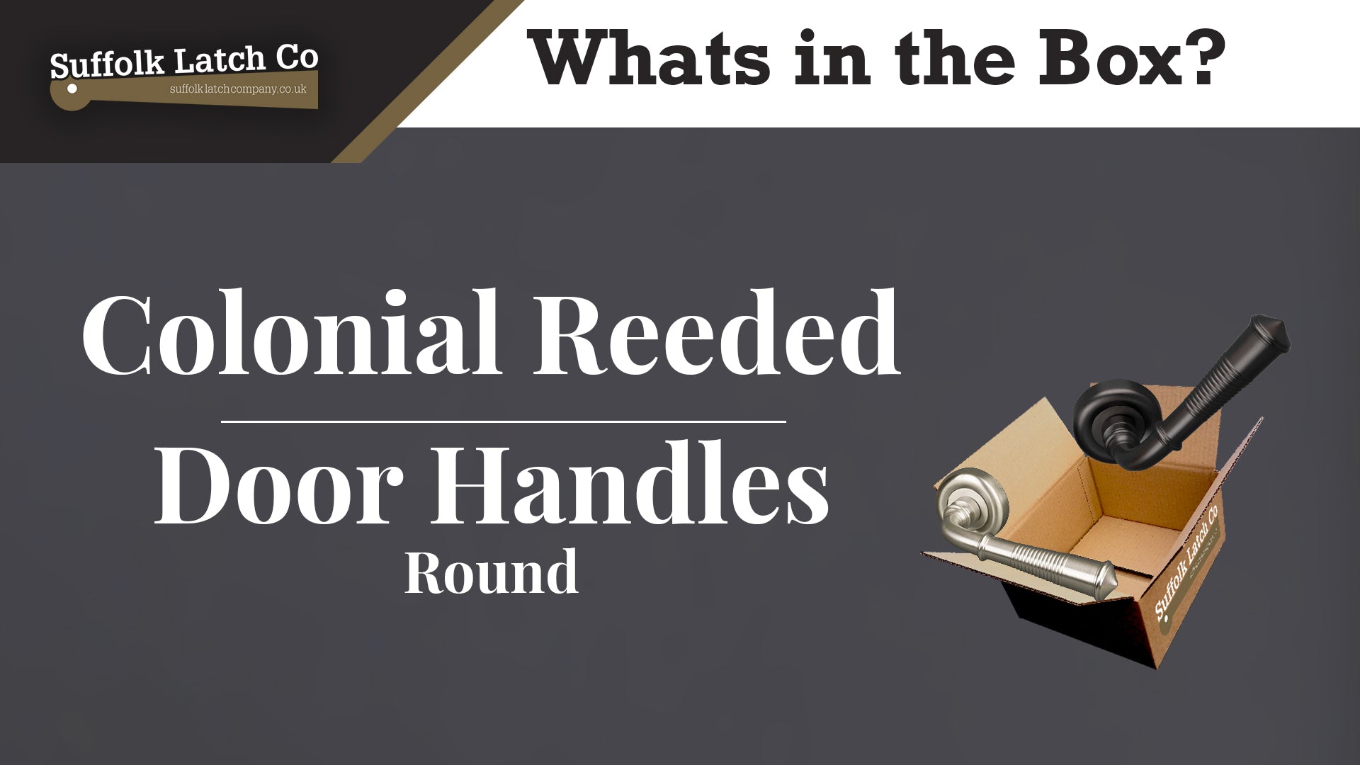What's in the Box: Colonial Reeded Round Rose Door Handles