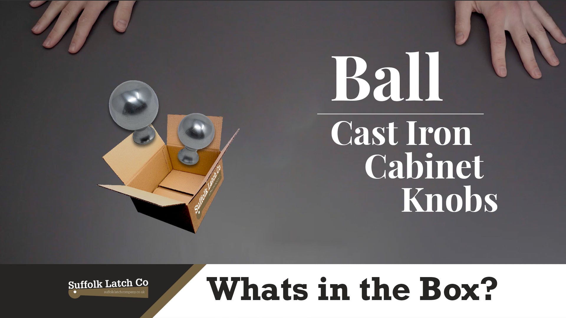 What's In The Box: Cast Iron Ball Cabinet Knobs