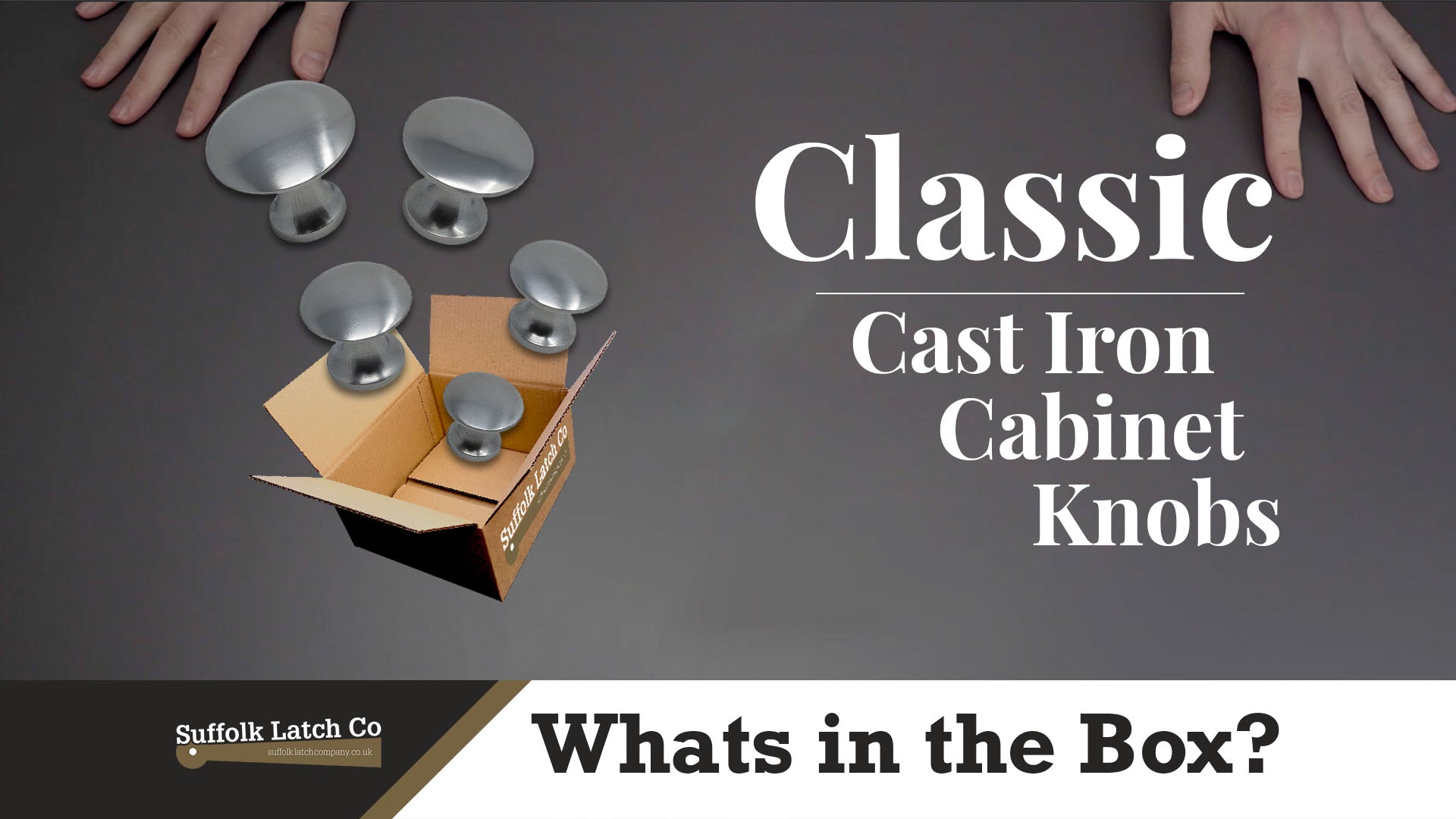 What's In The Box: Cast Iron Classic Cabinet Knobs
