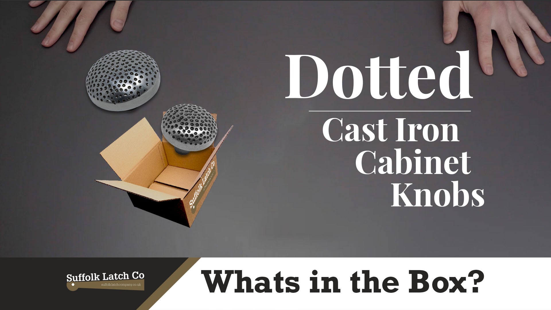 What's In The Box: Cast Iron Dotted Cabinet Knobs