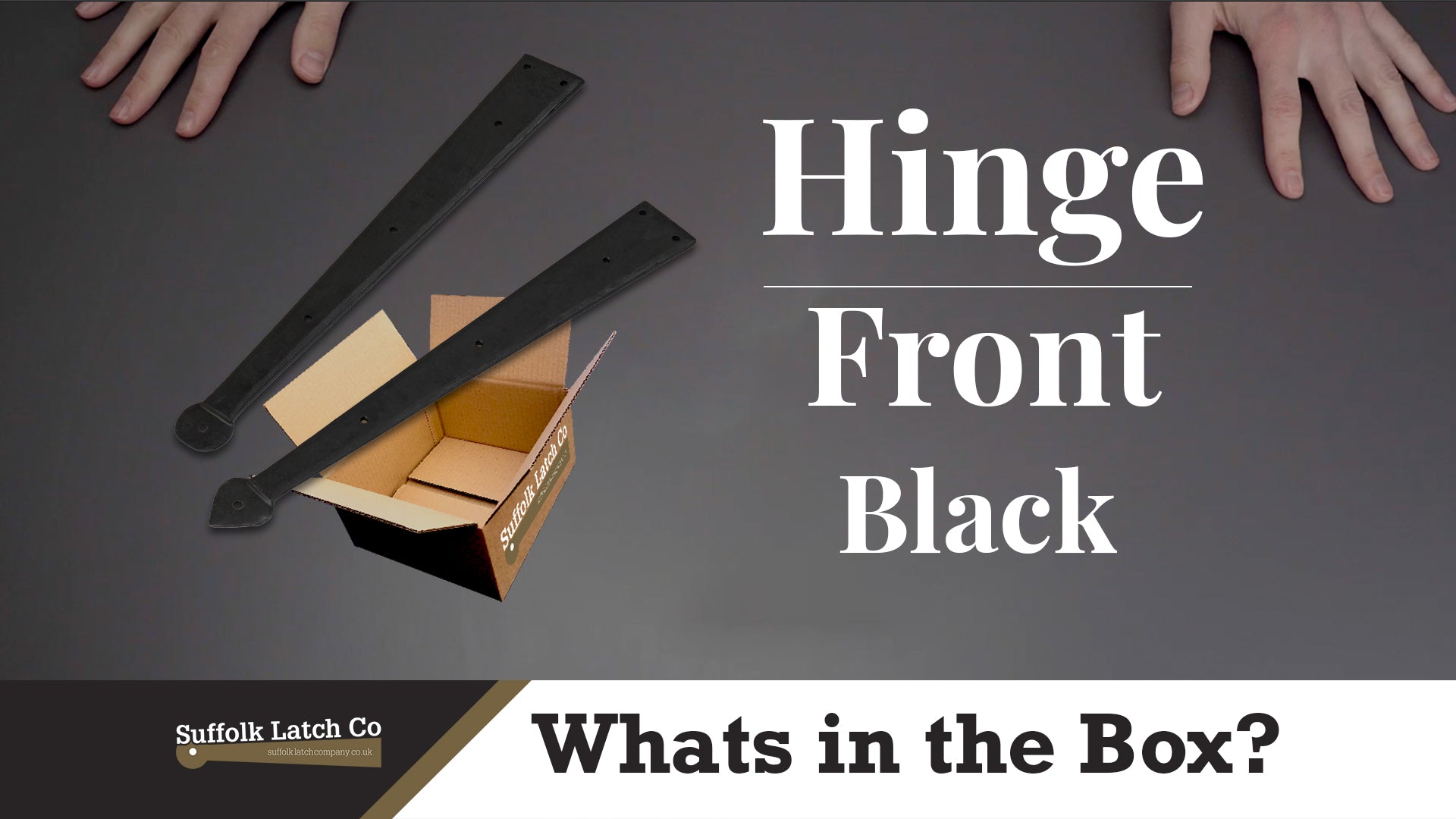 What's In The Box: Hinge Fronts Black Beeswax