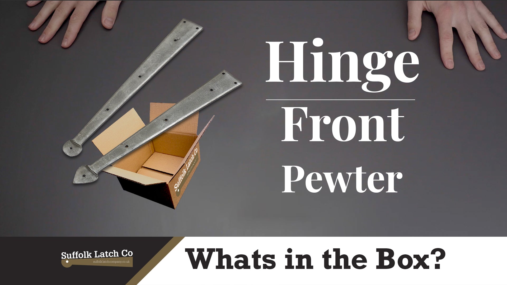 What's In The Box: Hinge Fronts Pewter