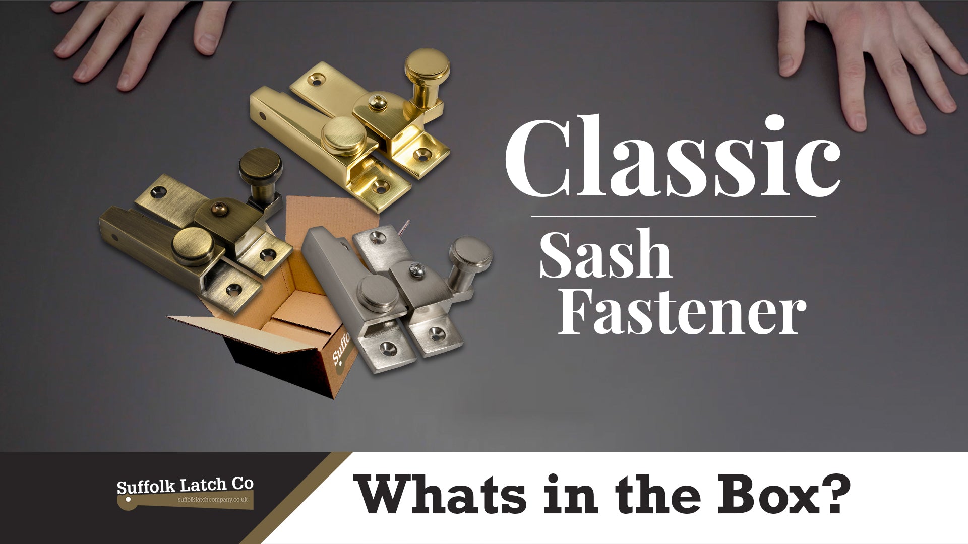 What's In The Box: Classic Hook Plate Fastener Lock