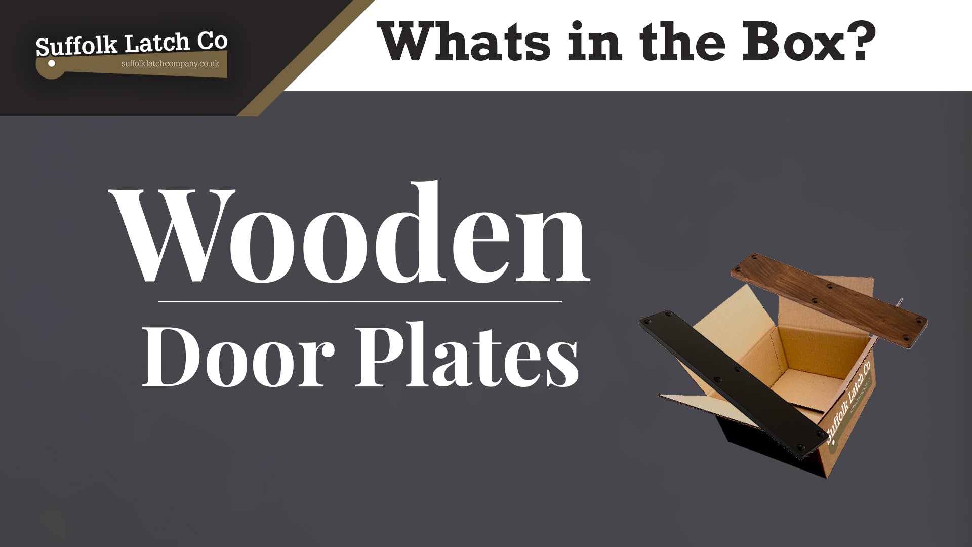 What's in the Box: Wooden Door Plates