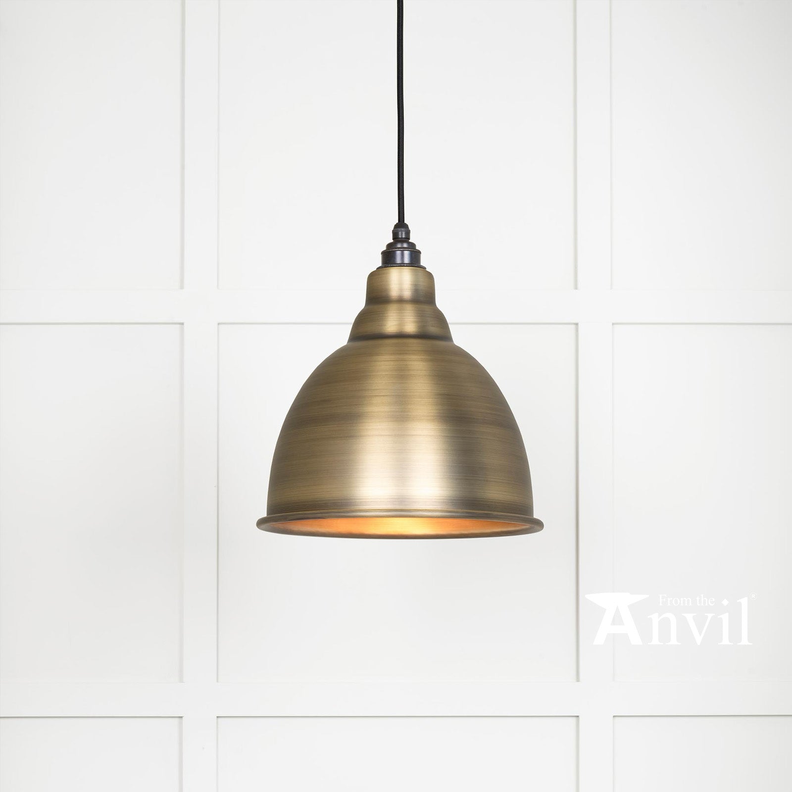 Image of Aged Brass Brindley Ceiling Light