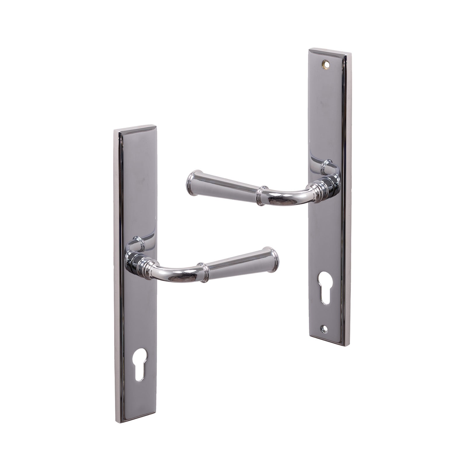 SHOW Right Handed Polished Chrome Colonial Multipoint Door Handle
