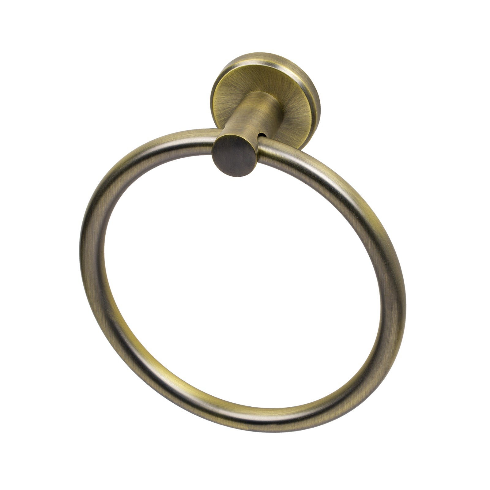 SHOW Image of Antique Brass Oxford Towel Ring