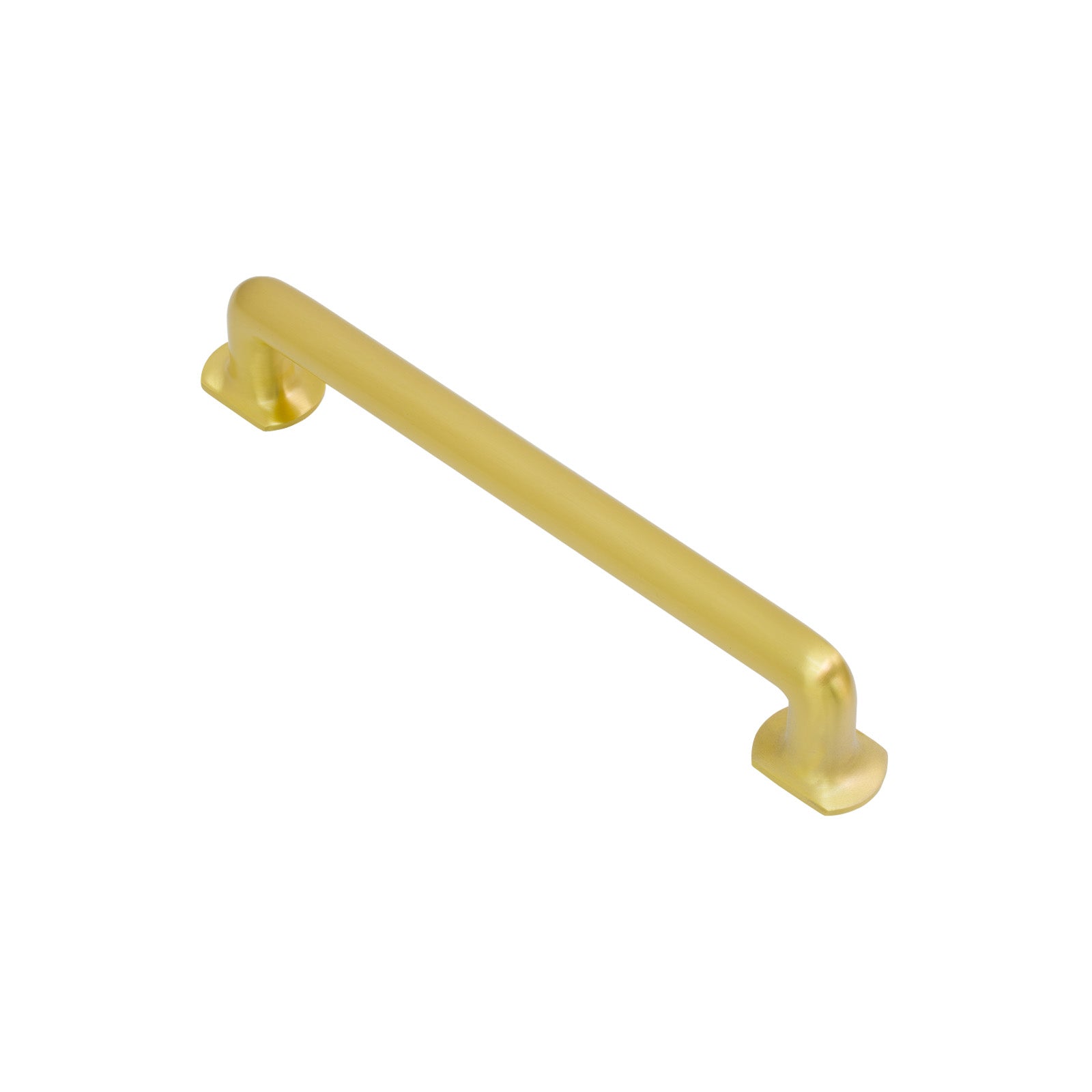 SHOW Image of 330mm Satin Brass Large Traditional Door Pull Handle