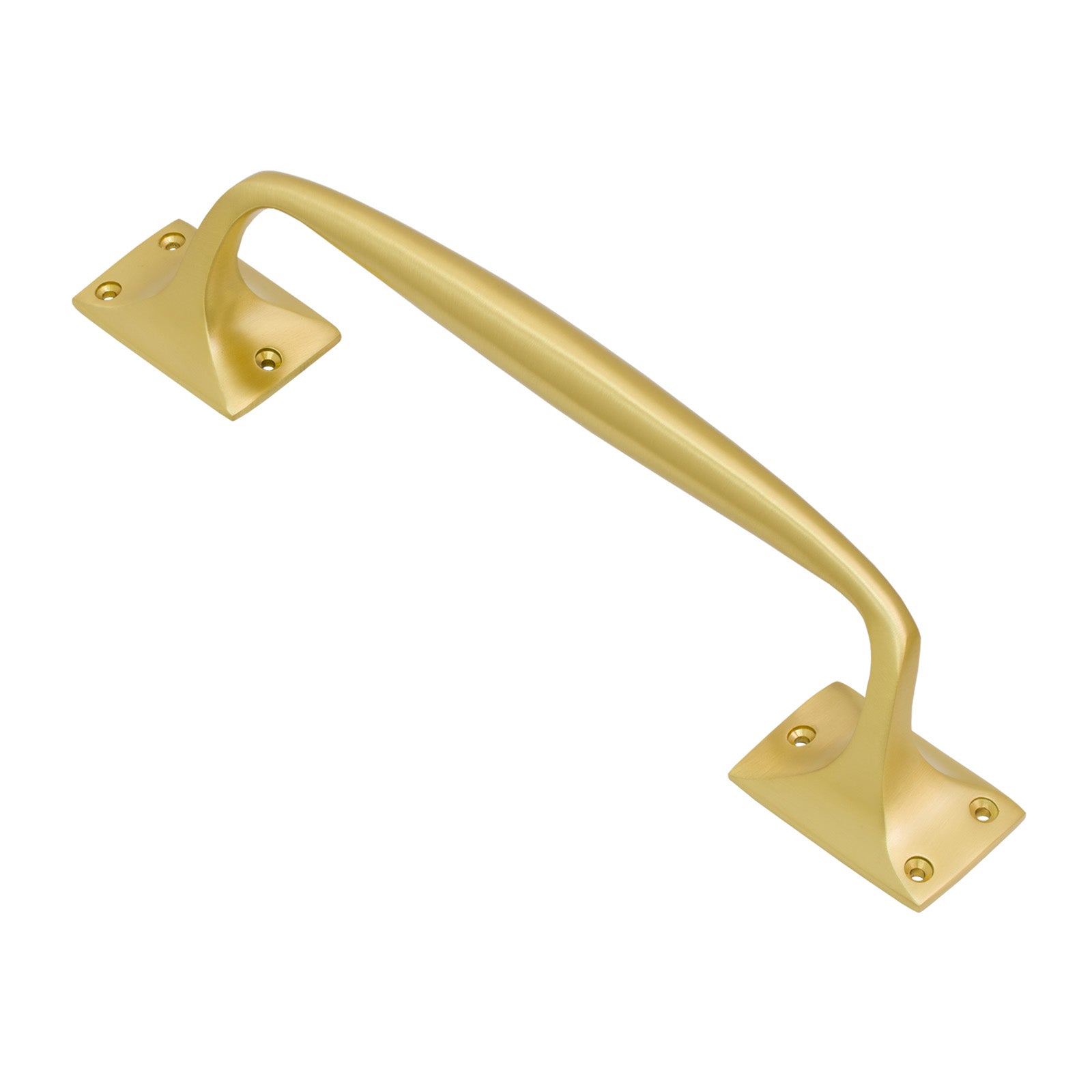 SHOW Image of 310mm Satin Brass Offset Door Pull Handle