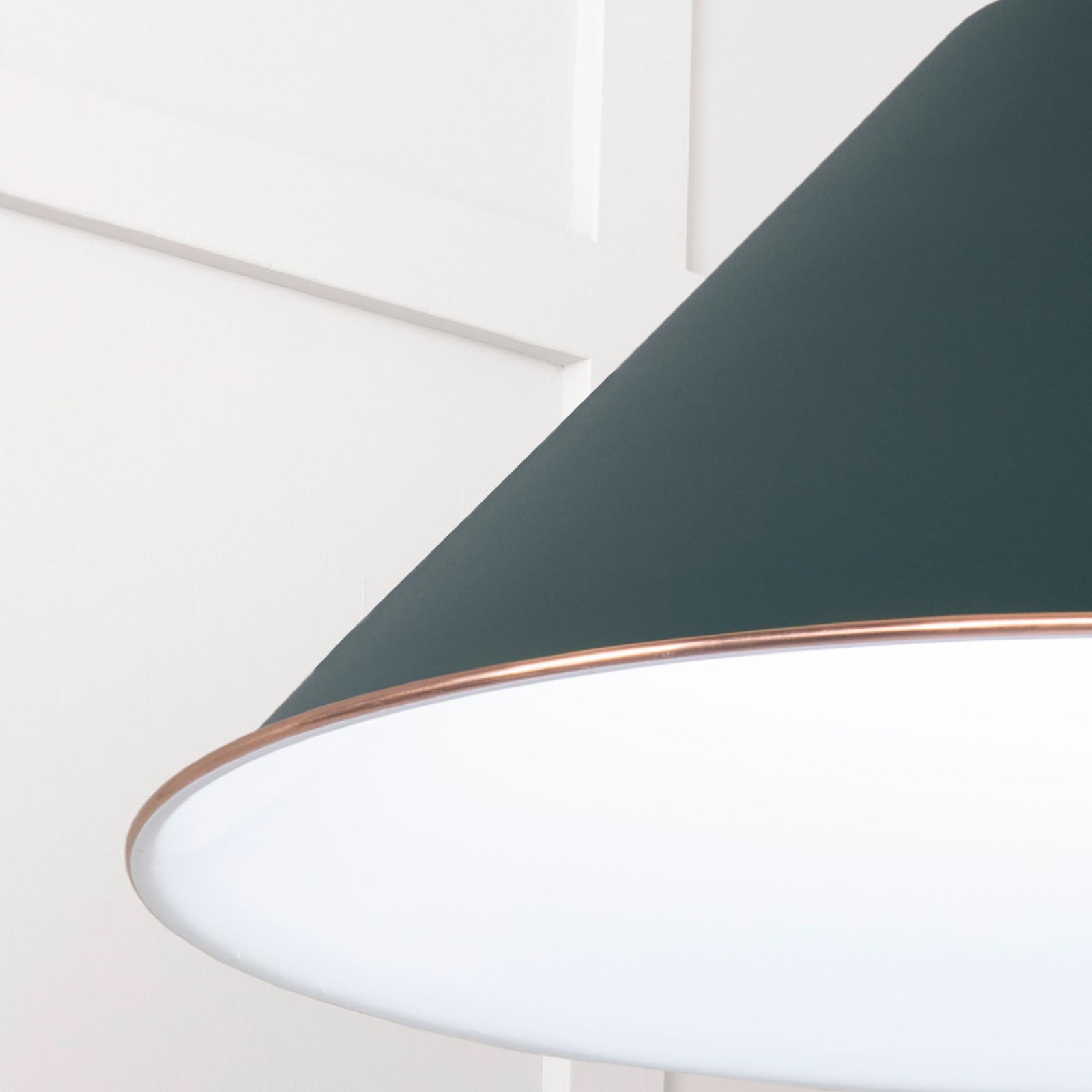 SHOW Close Up Image of Hockley Ceiling Light in Dingle in Frost White