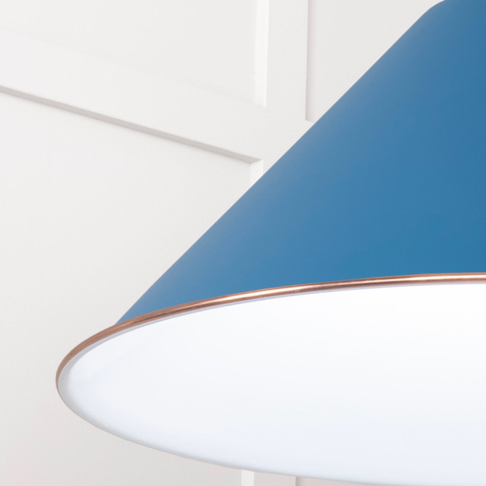 SHOW Close Up Image of Hockley Ceiling Light in Upstream in Frost White