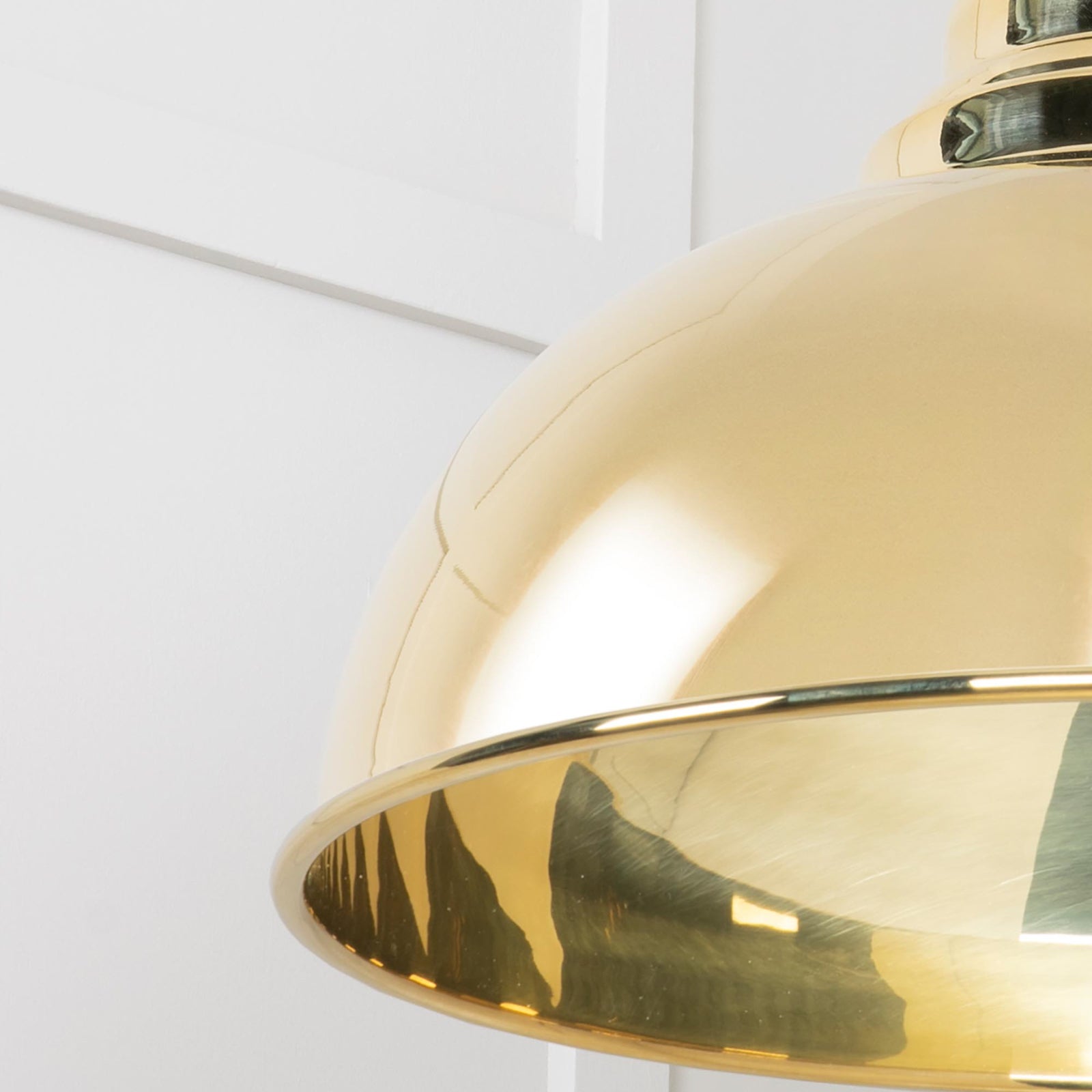 SHOW Close Up Image of Harborne Ceiling Light in Brass