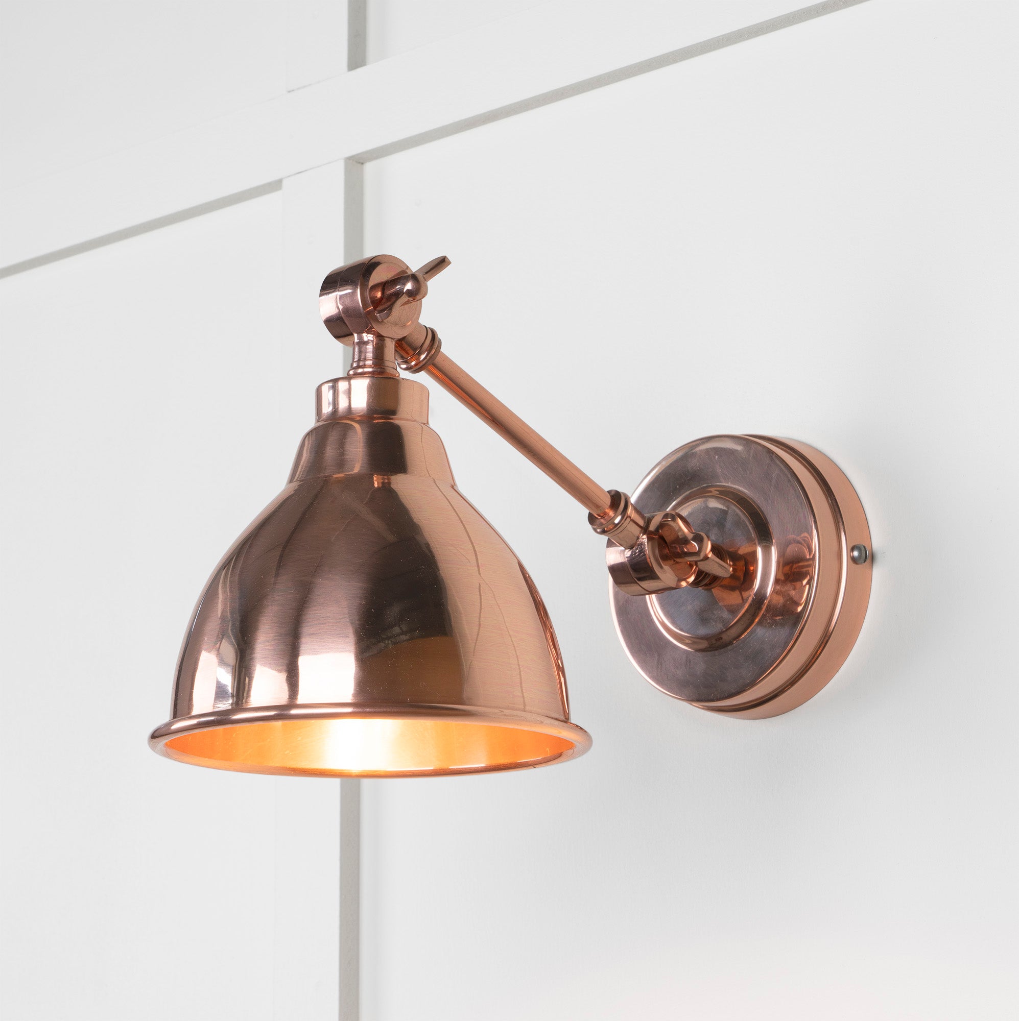 Image of Brindley Wall Light in Copper