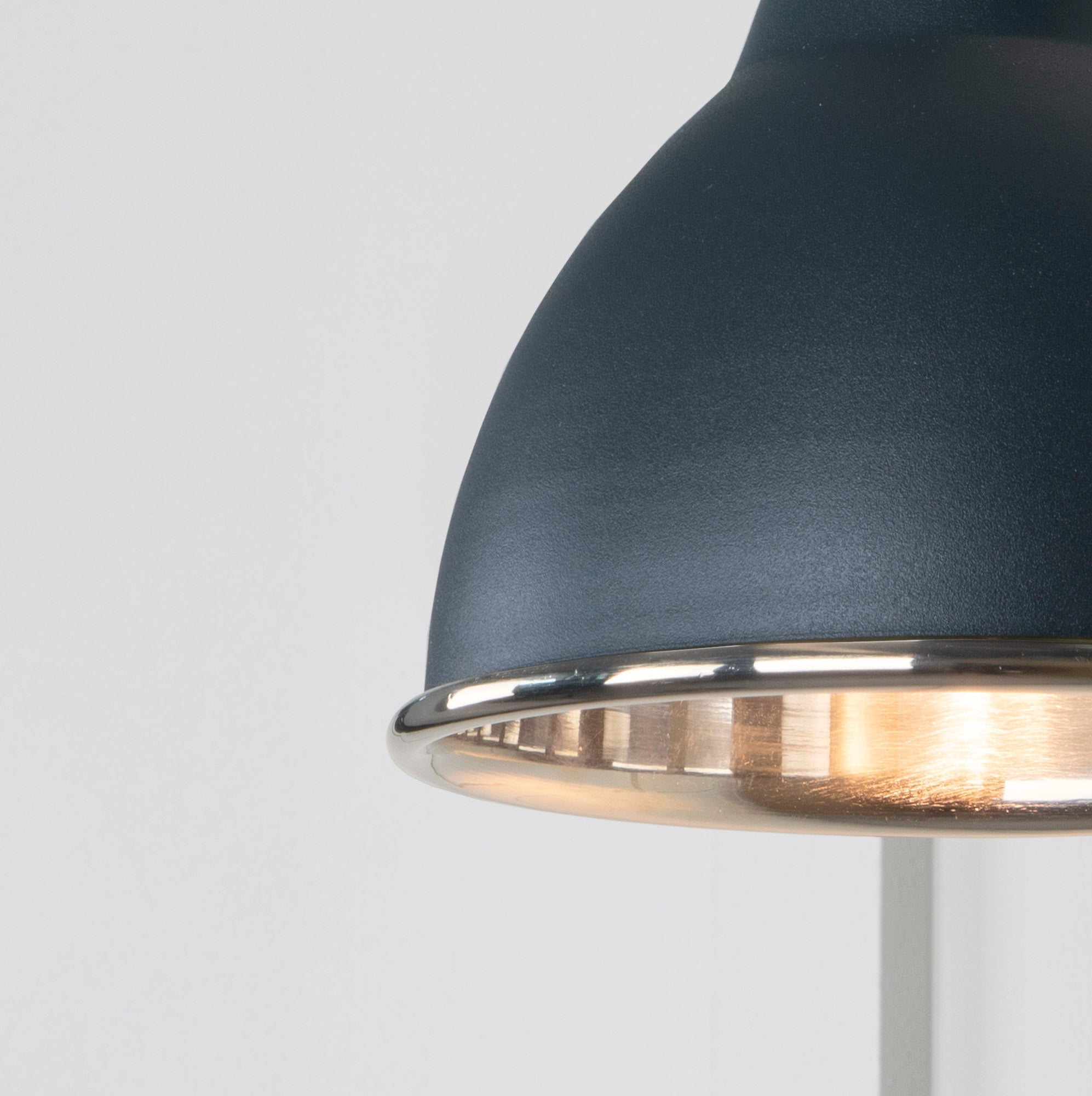 SHOW Close Up image of Brindley Wall Light in Soot in Smooth Nickel