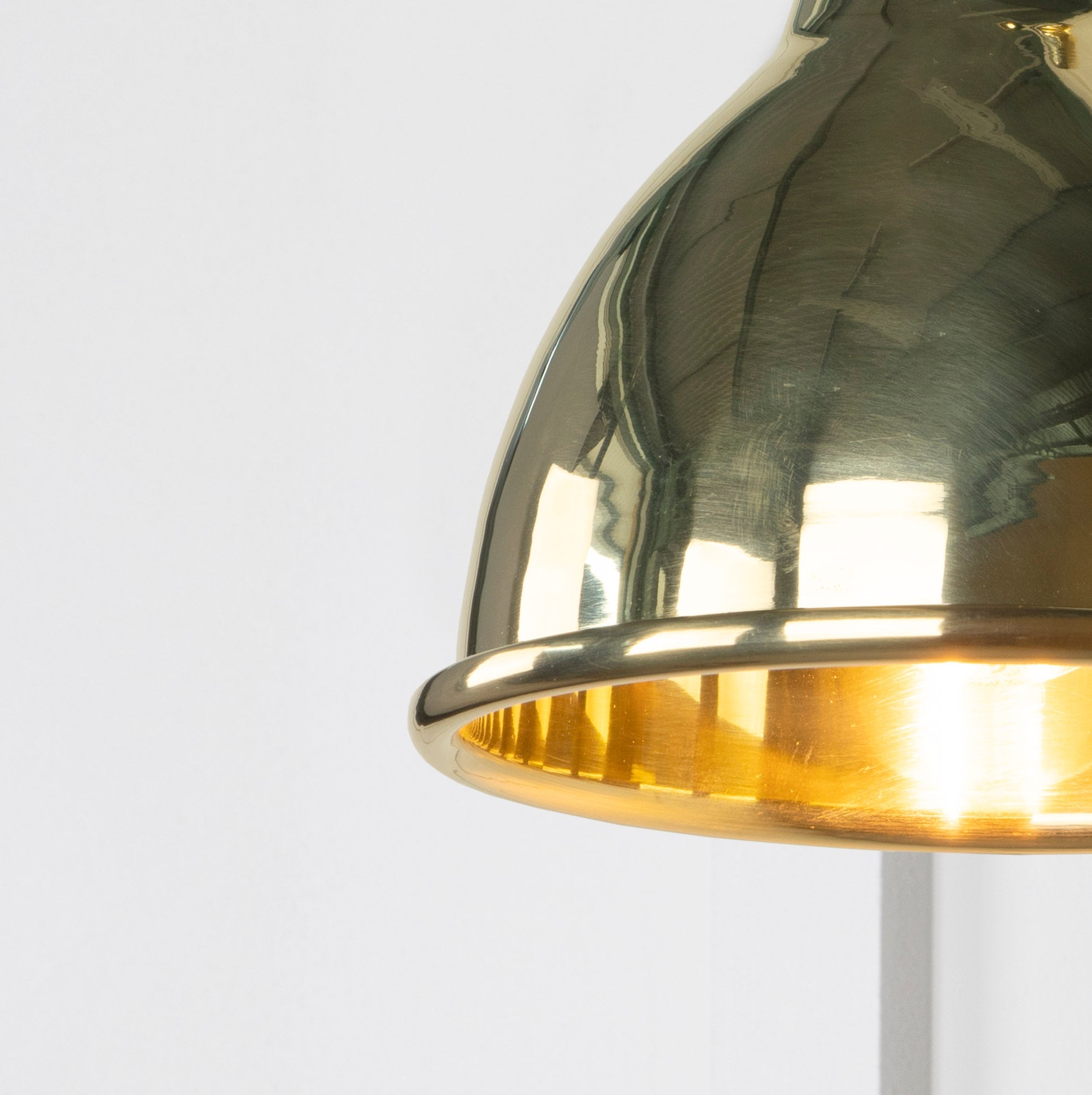 SHOW Close up Image of Brindley Wall Light in Brass