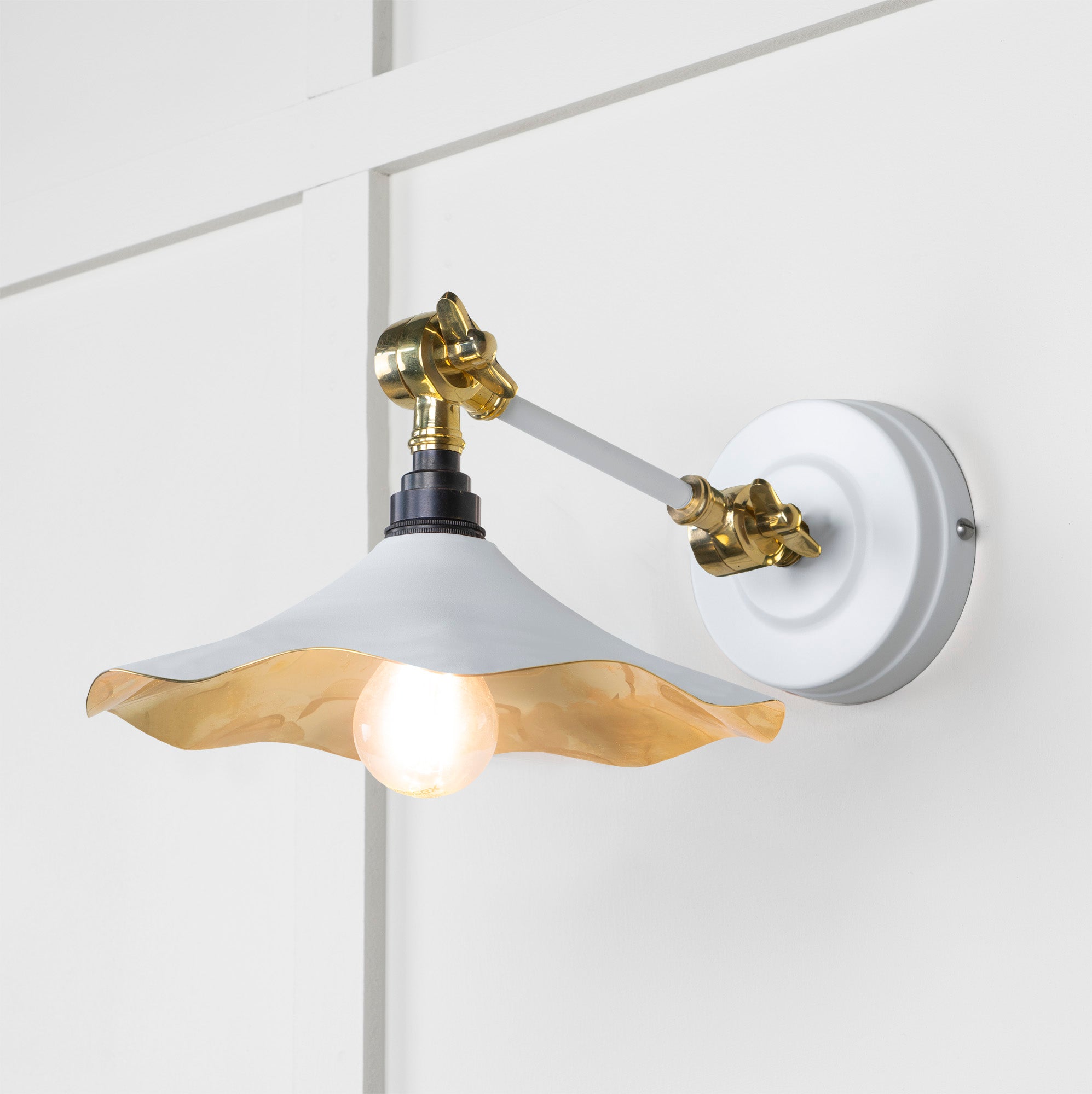 Image of Flora Wall Light in Flock