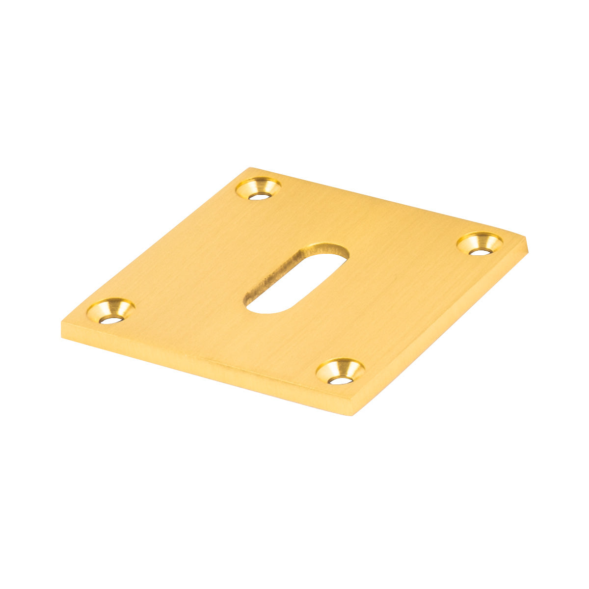 Classic Keyhole Plate, Finish Satin Bronze, Material Brass, Screw/Nail  135140-xxx (Not Included), Projection - Overall Dimensions 176 mm - HANDYCT
