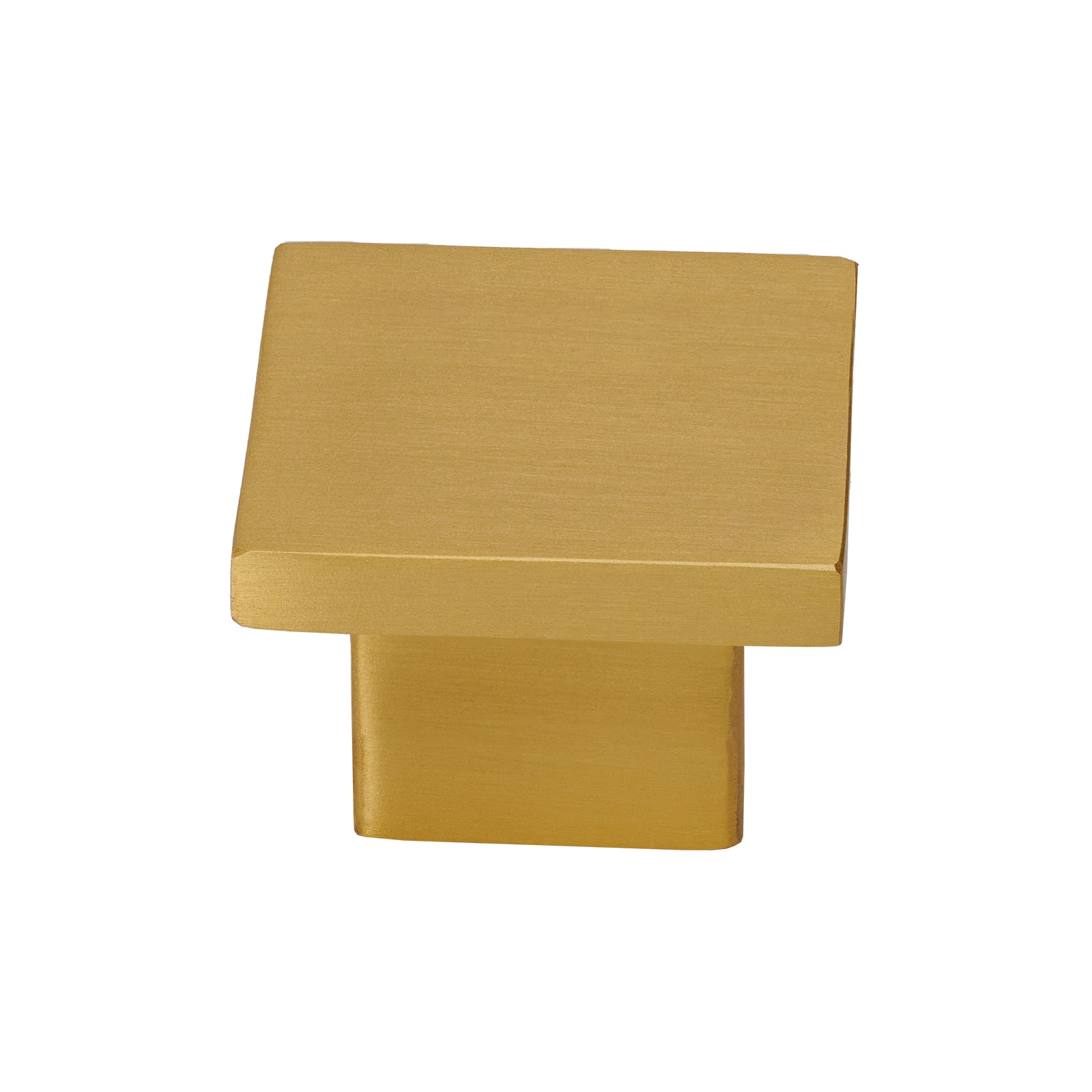 satin brass square cabinet knob, cupboard knob SHOW