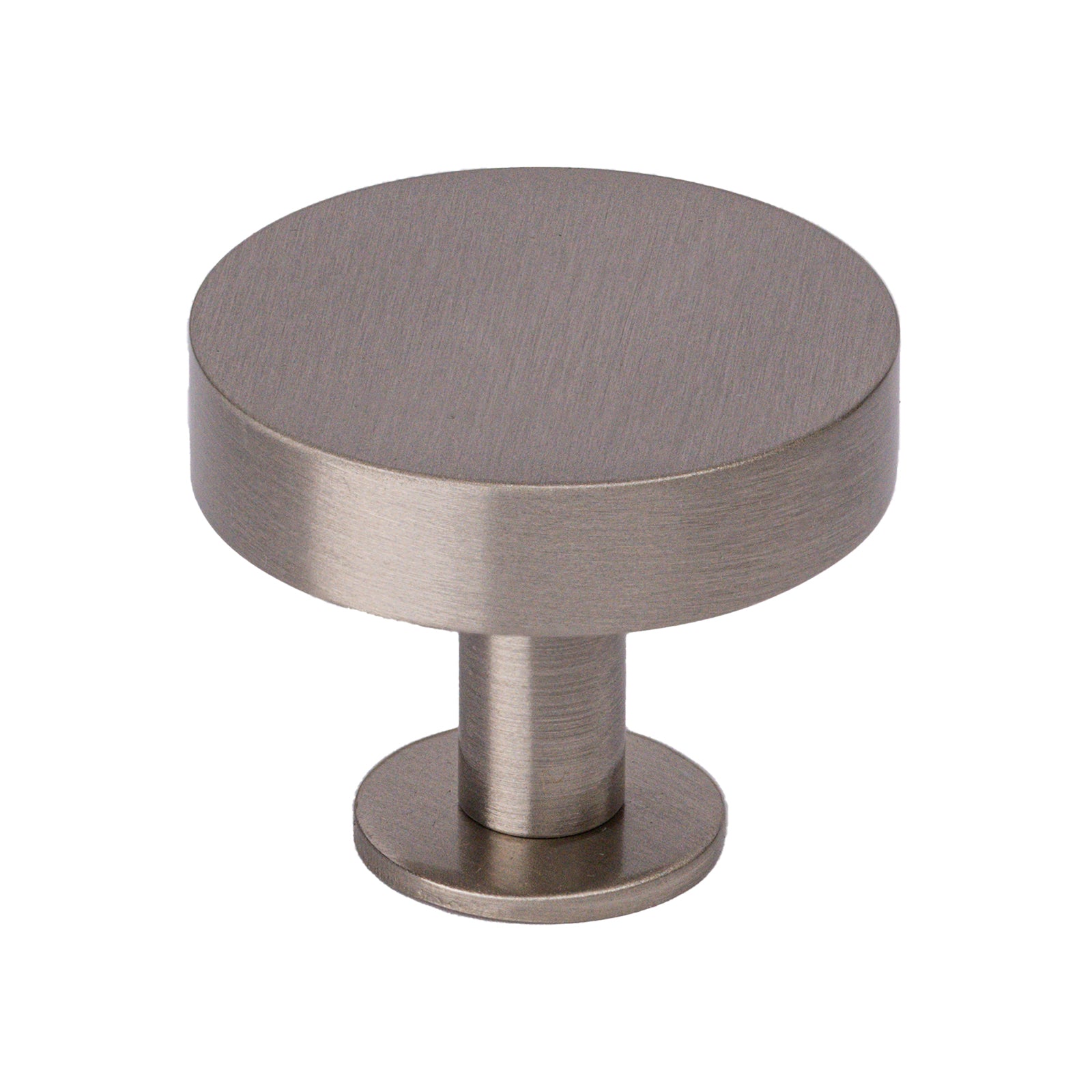 satin nickel cabinet knobs on rose, kitchen cupboard knobs with roseplate