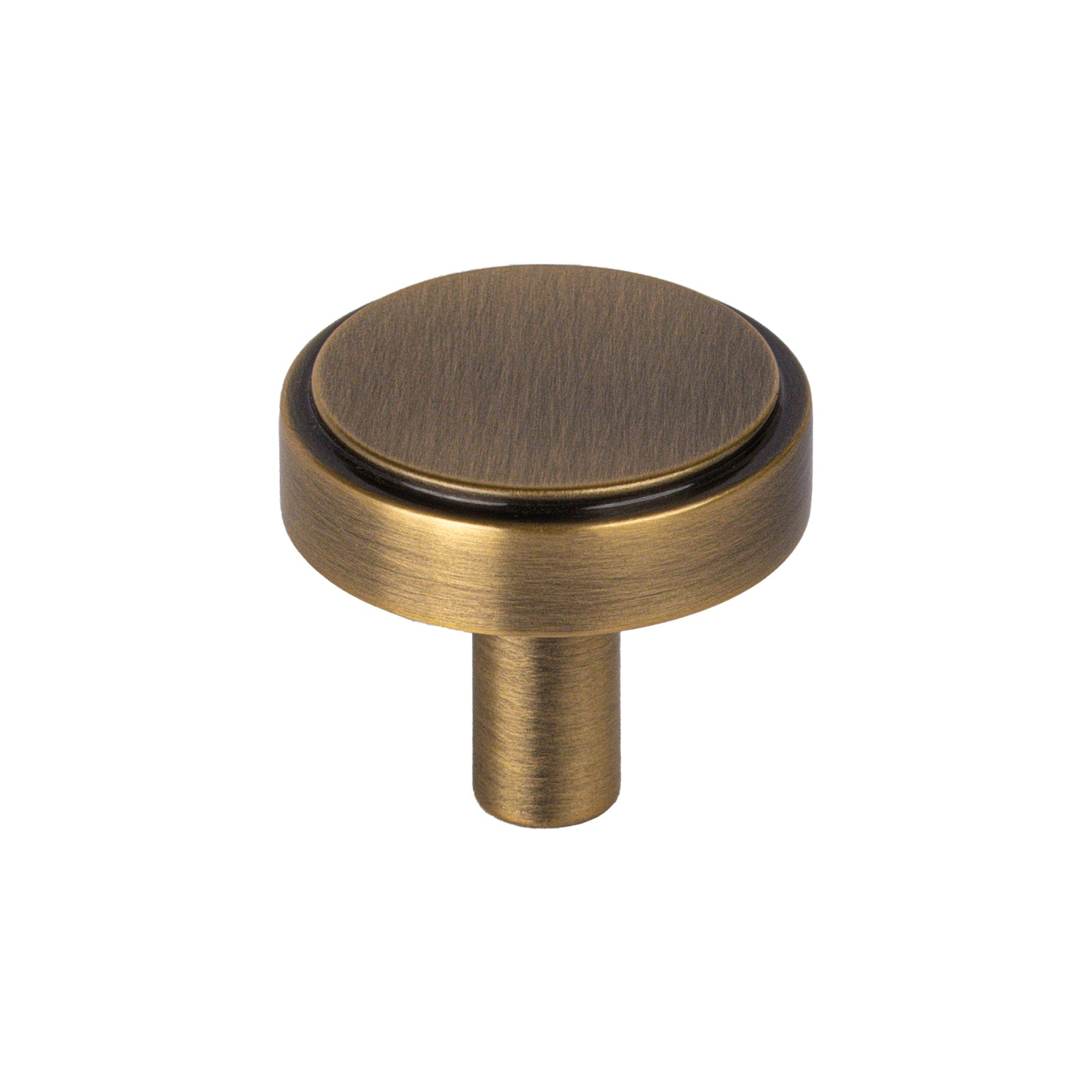 antique brass stepped disc cabinet knobs, kitchen cupboard knobs SHOW