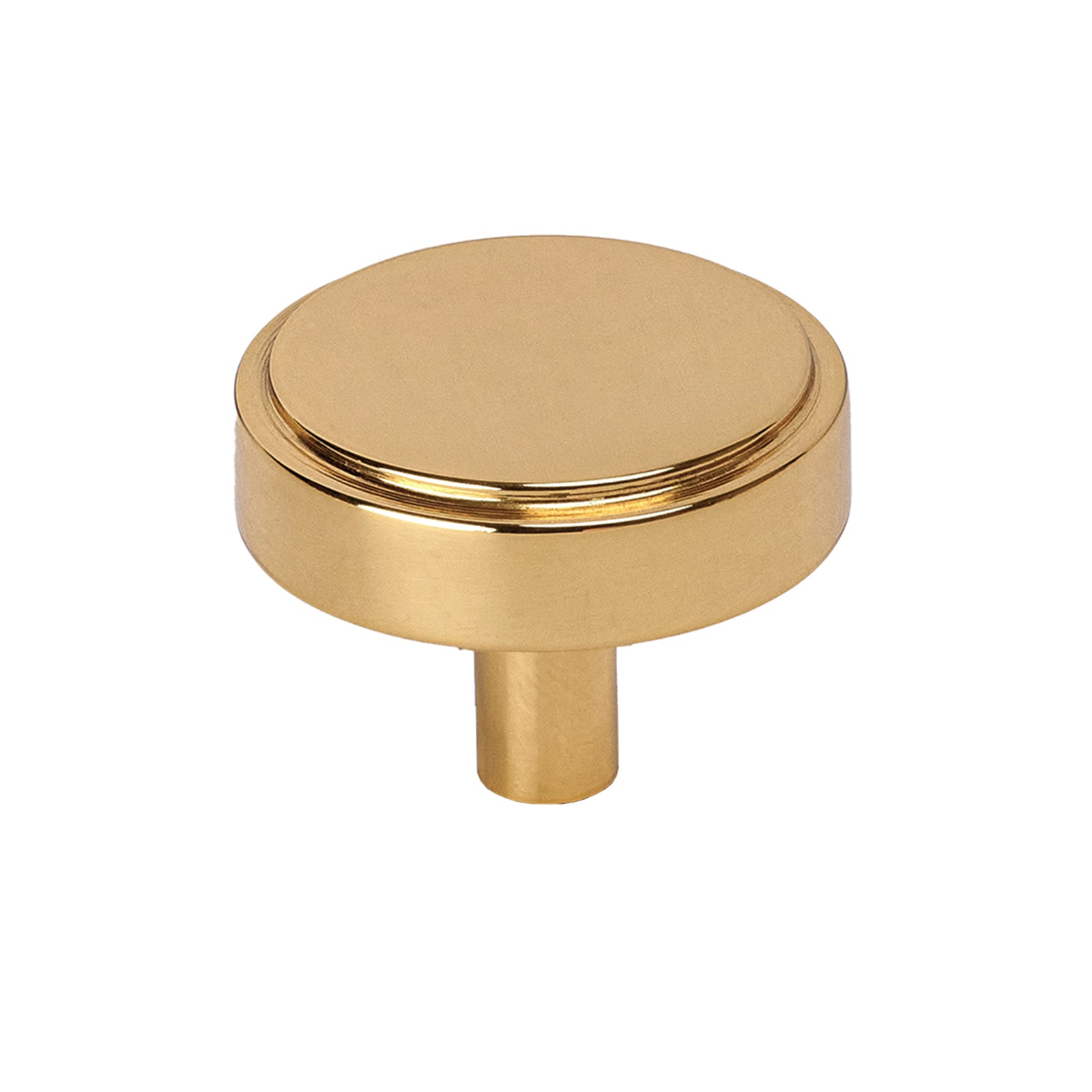brass antique brass stepped disc cabinet knobs, kitchen hardware