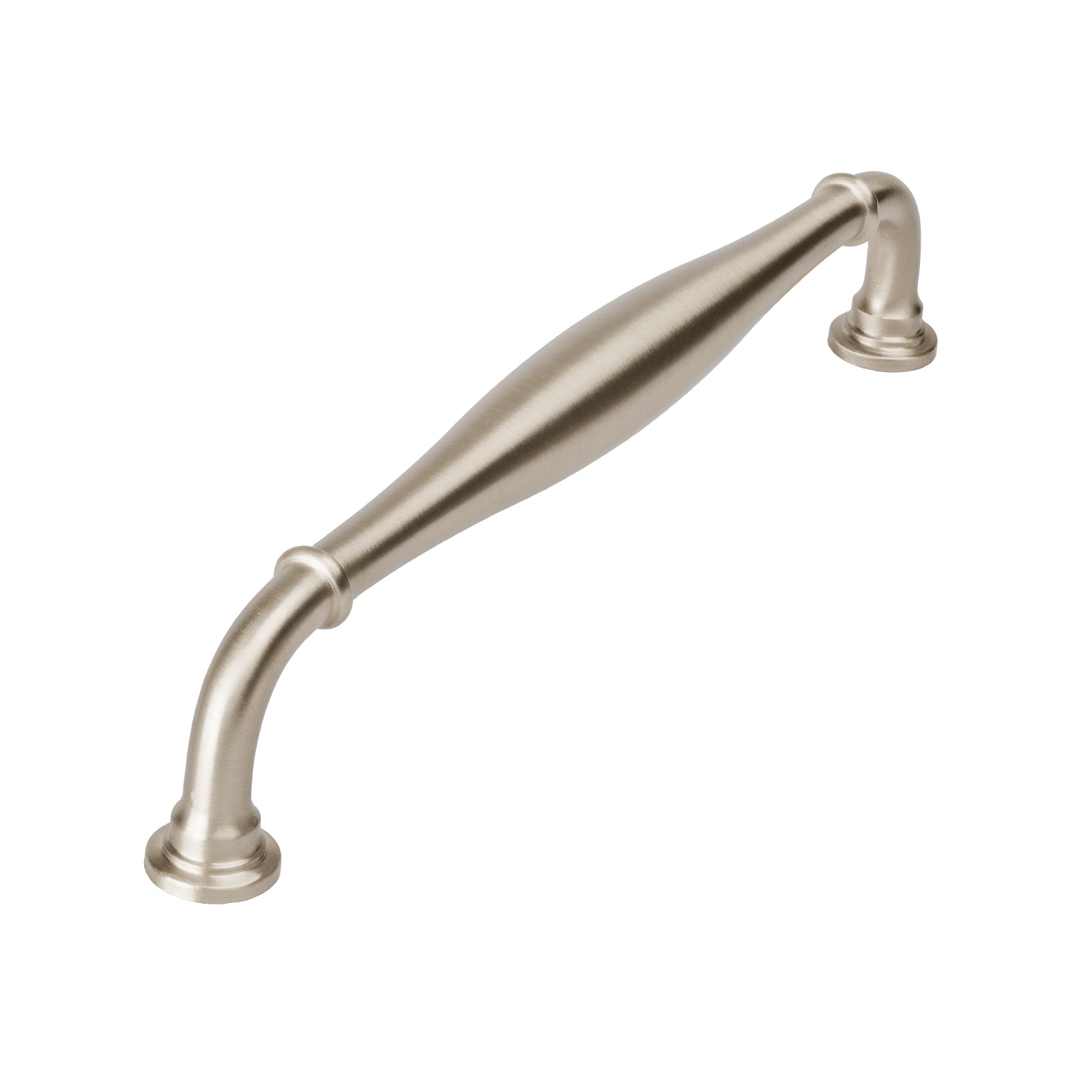 large satin nickel traditional pull handle