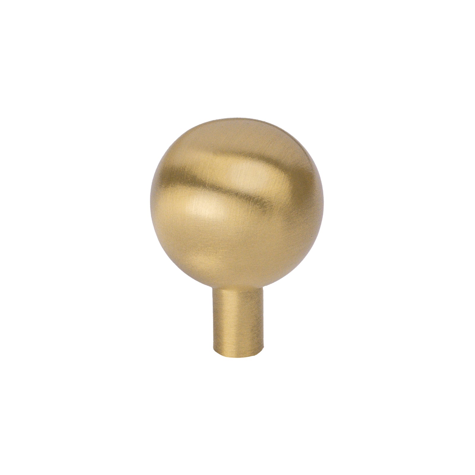 satin brass sphere cabinet knobs SHOW
