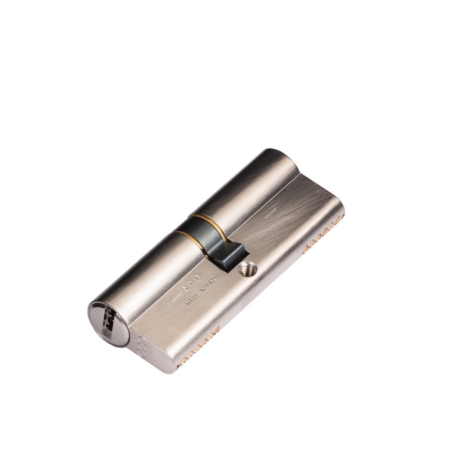 euro 15 pin double cylinder key to key satin nickel 80mm