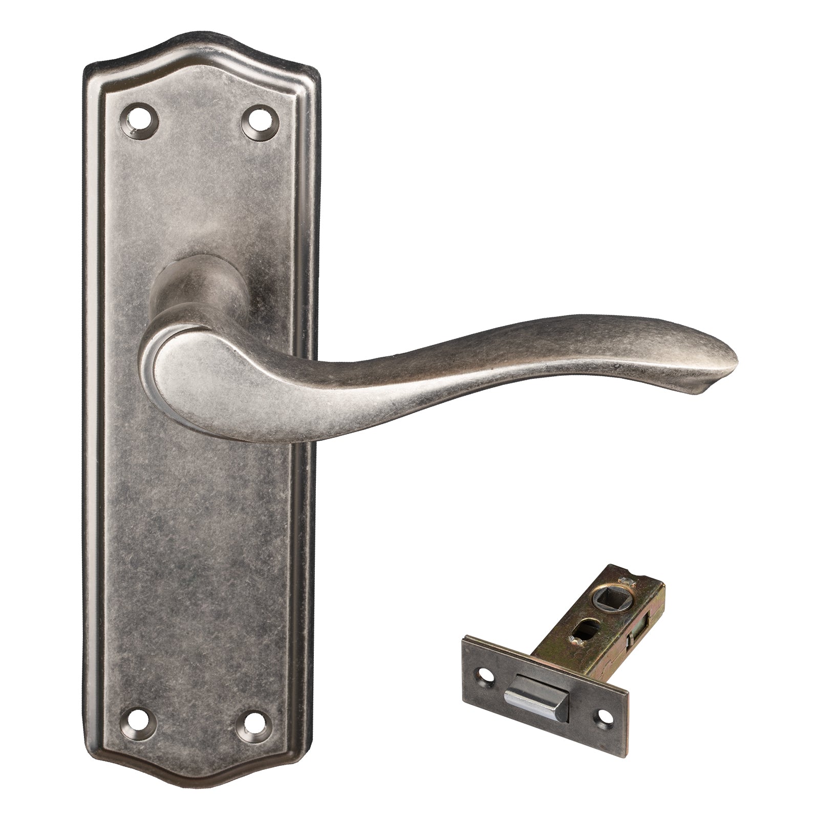 Old English door handle latch set