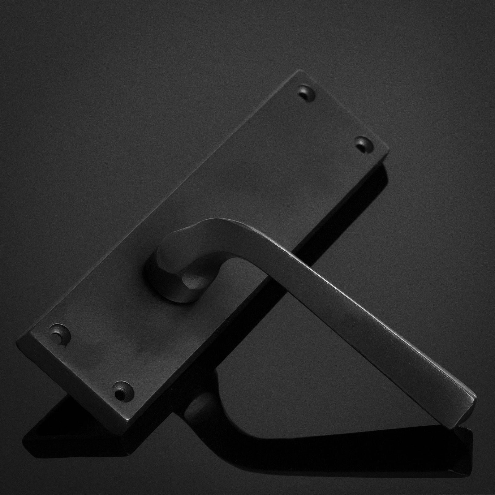Black front door handle SHOW