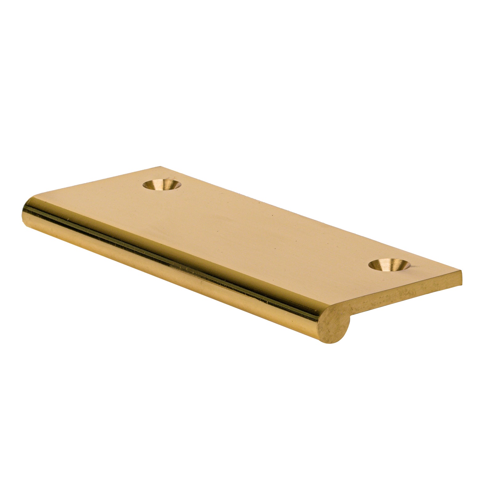 brass top fixing edge pull, cupboard finger pull