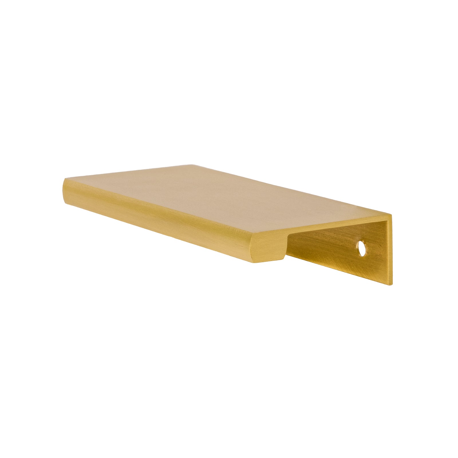 satin brass brass square lip cabinet edge pull, cupboard finger pulls