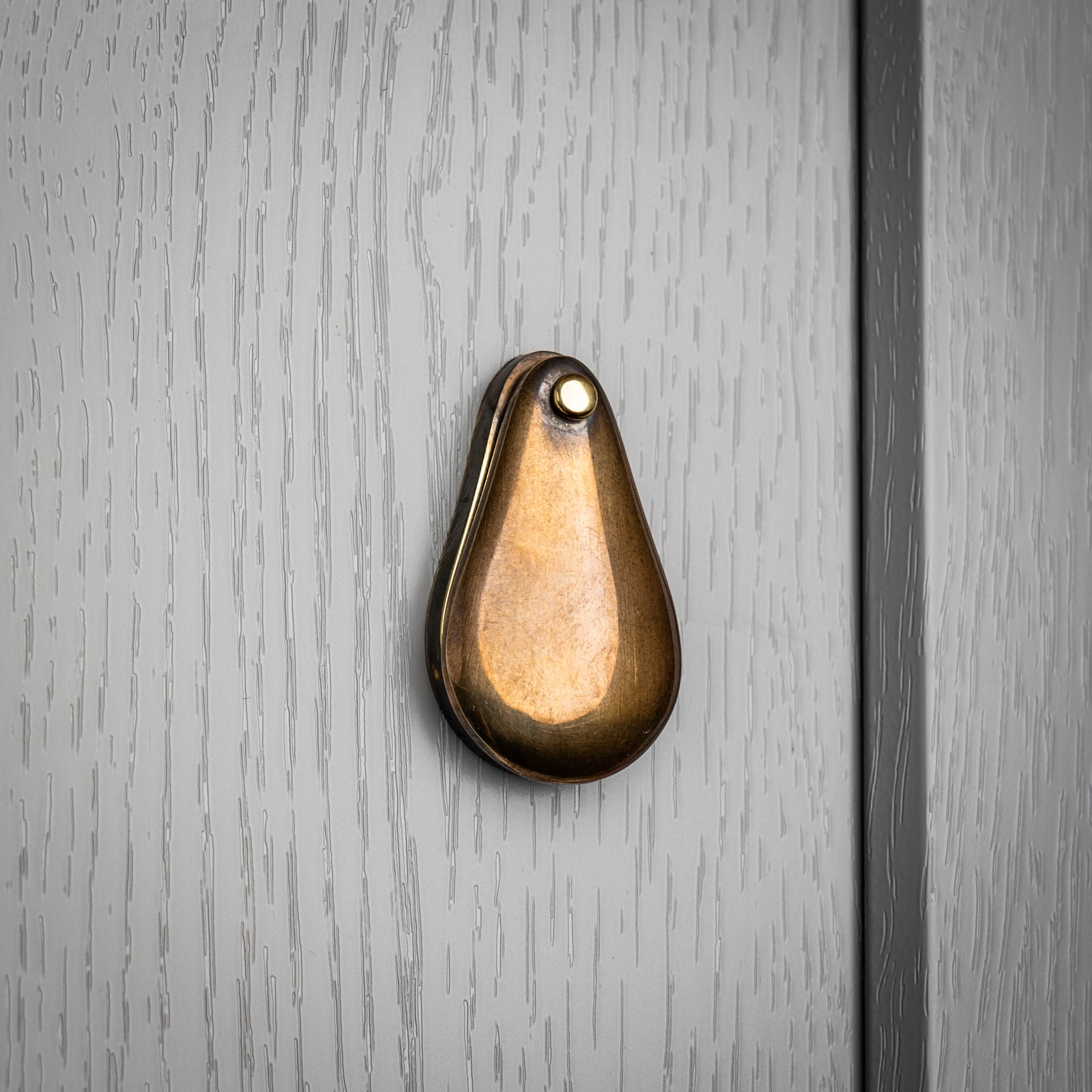 Solid Brass Covered Pear Drop Escutcheon SHOW