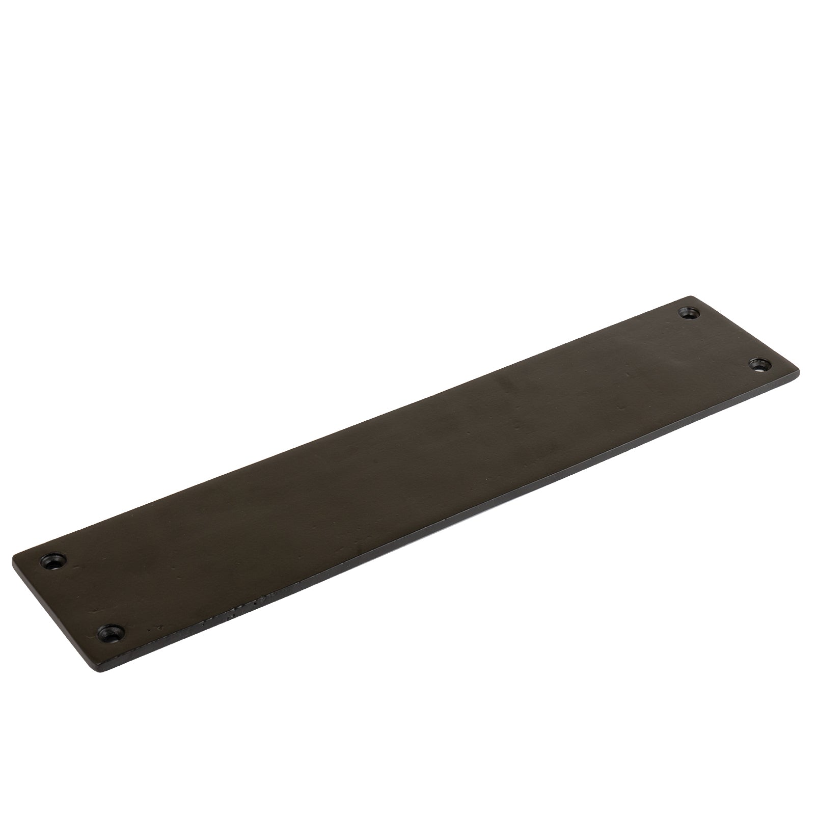 Black shop door plate