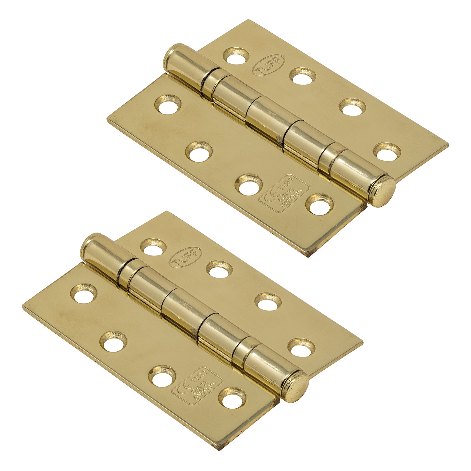 Brass fire rated 4 inch butt hinges SHOW