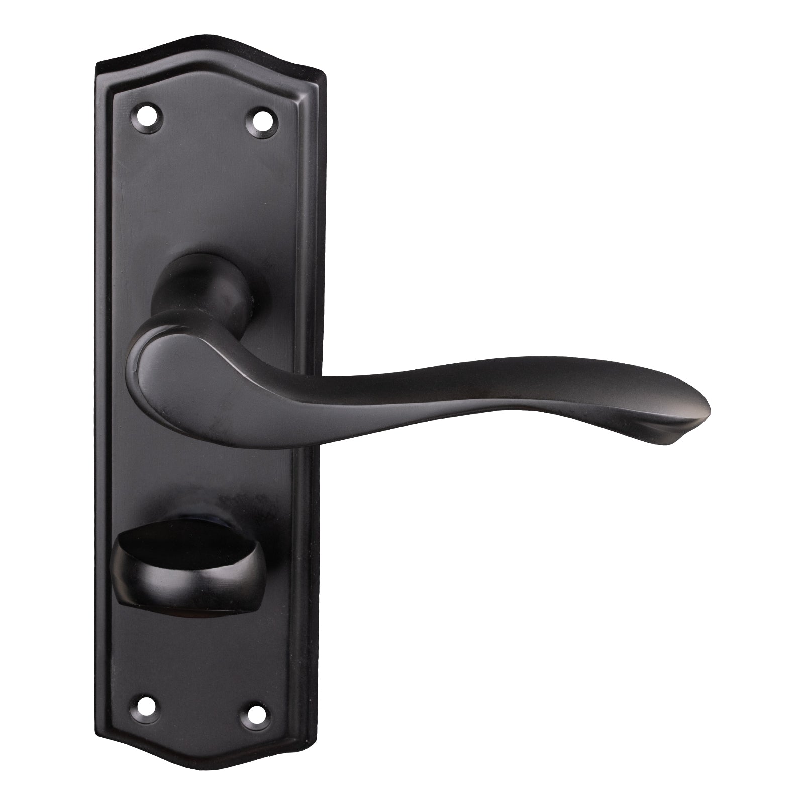 black bathroom door handles 