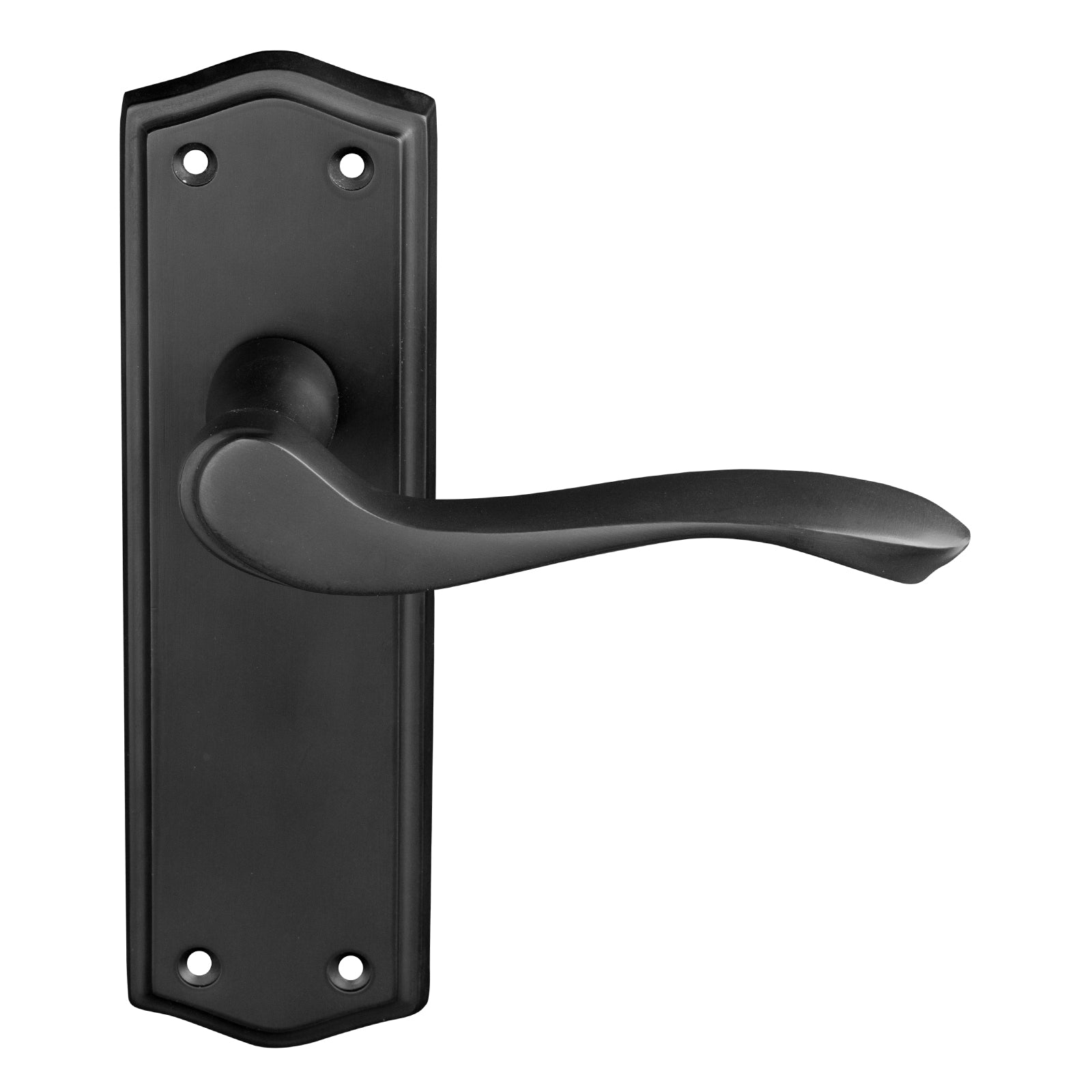 traditional matt black door handles SHOW