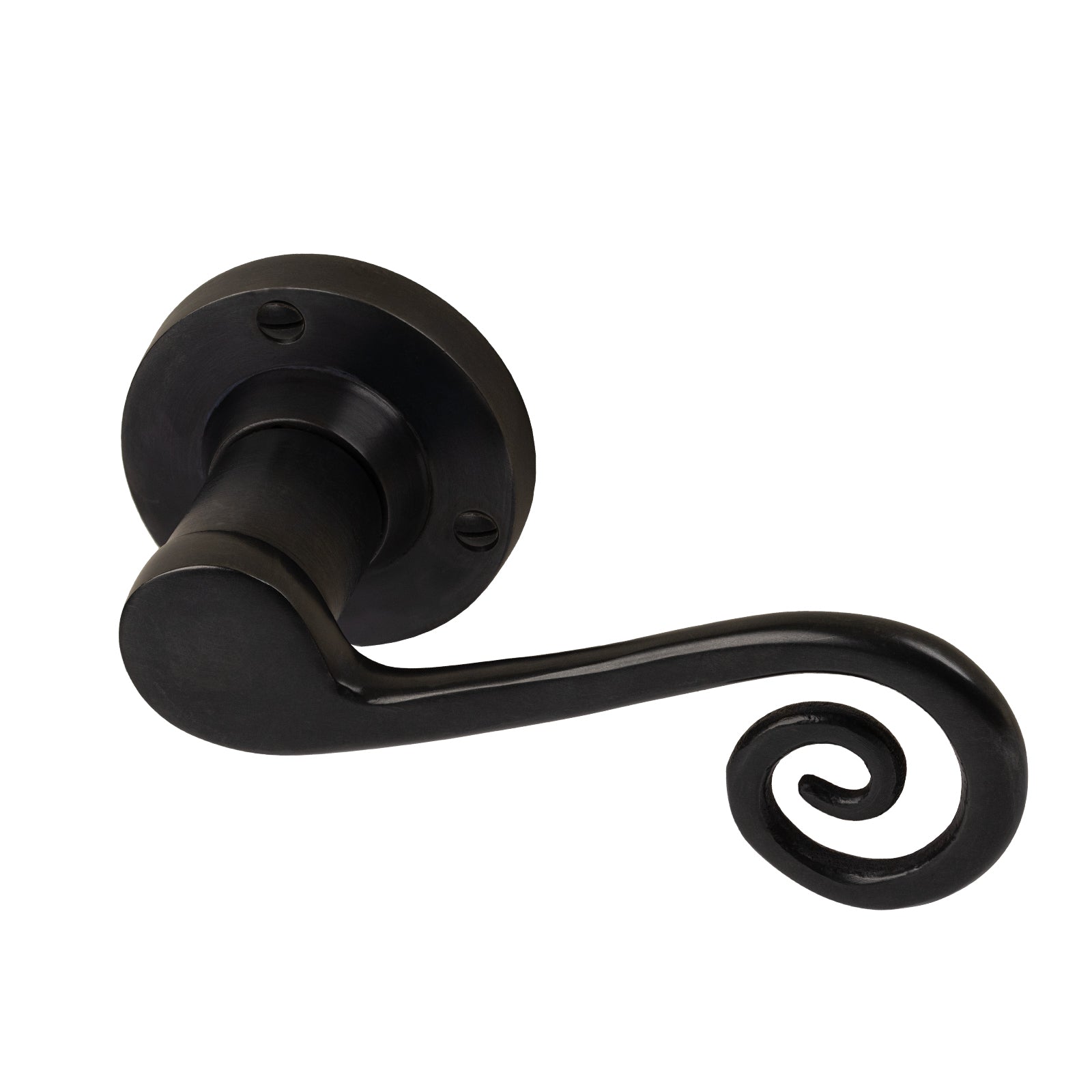 Round Rose Monkey Tail Handles Oil Rubbed Bronze