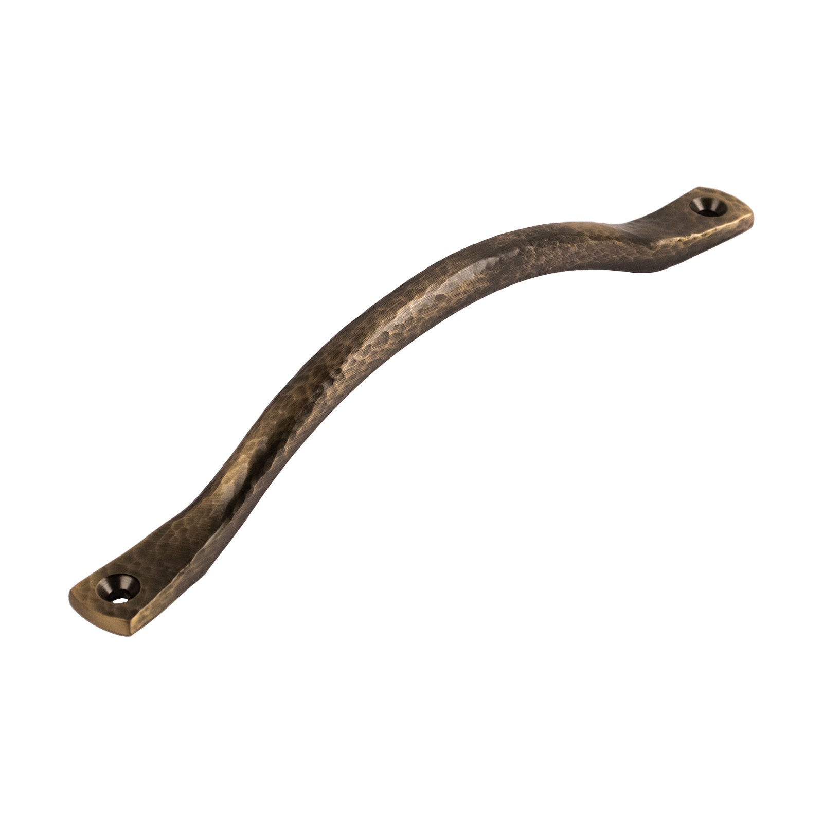 Hammered Antique Brass Bow Handle Design 