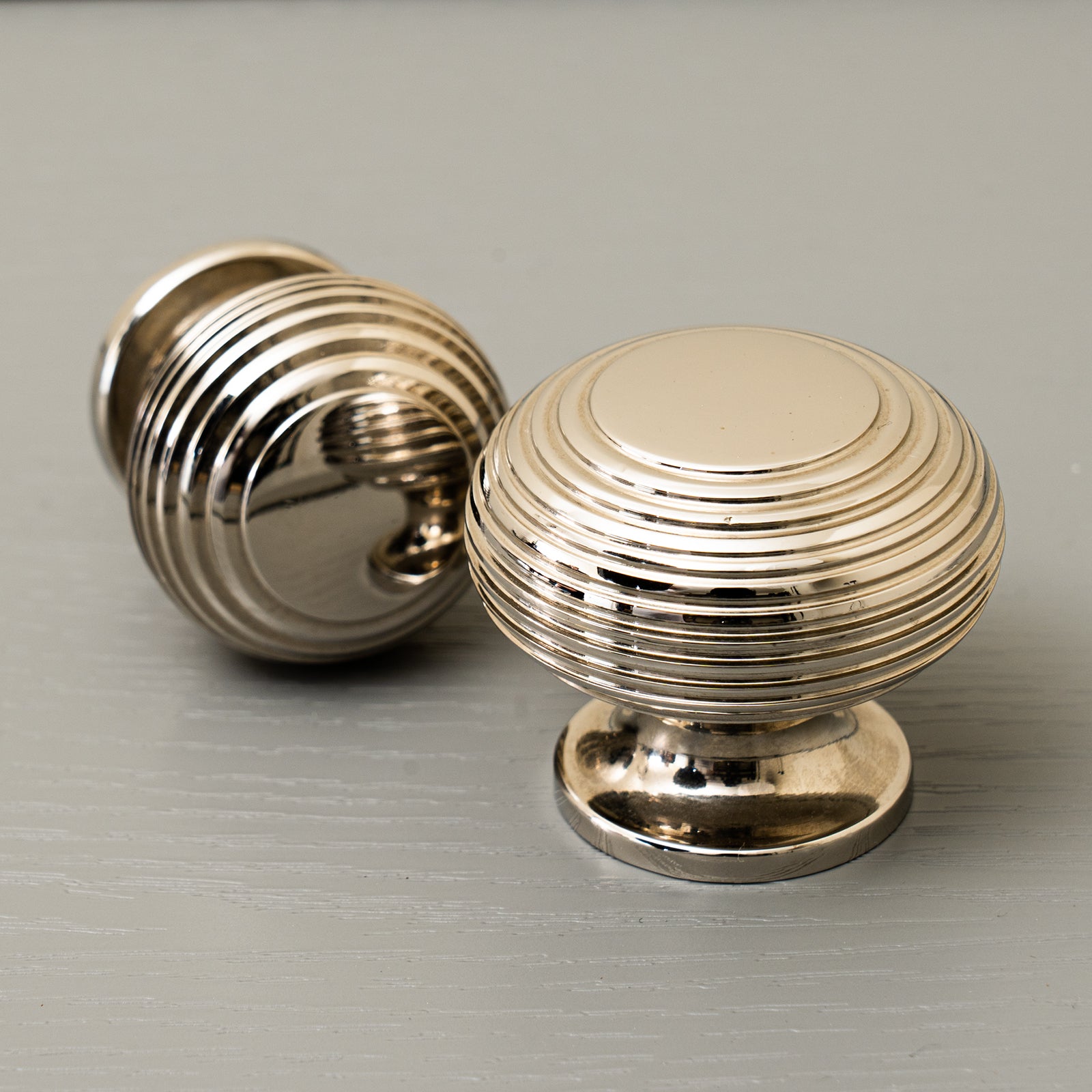 nickel beehive kitchen and cabinet knobs SHOW