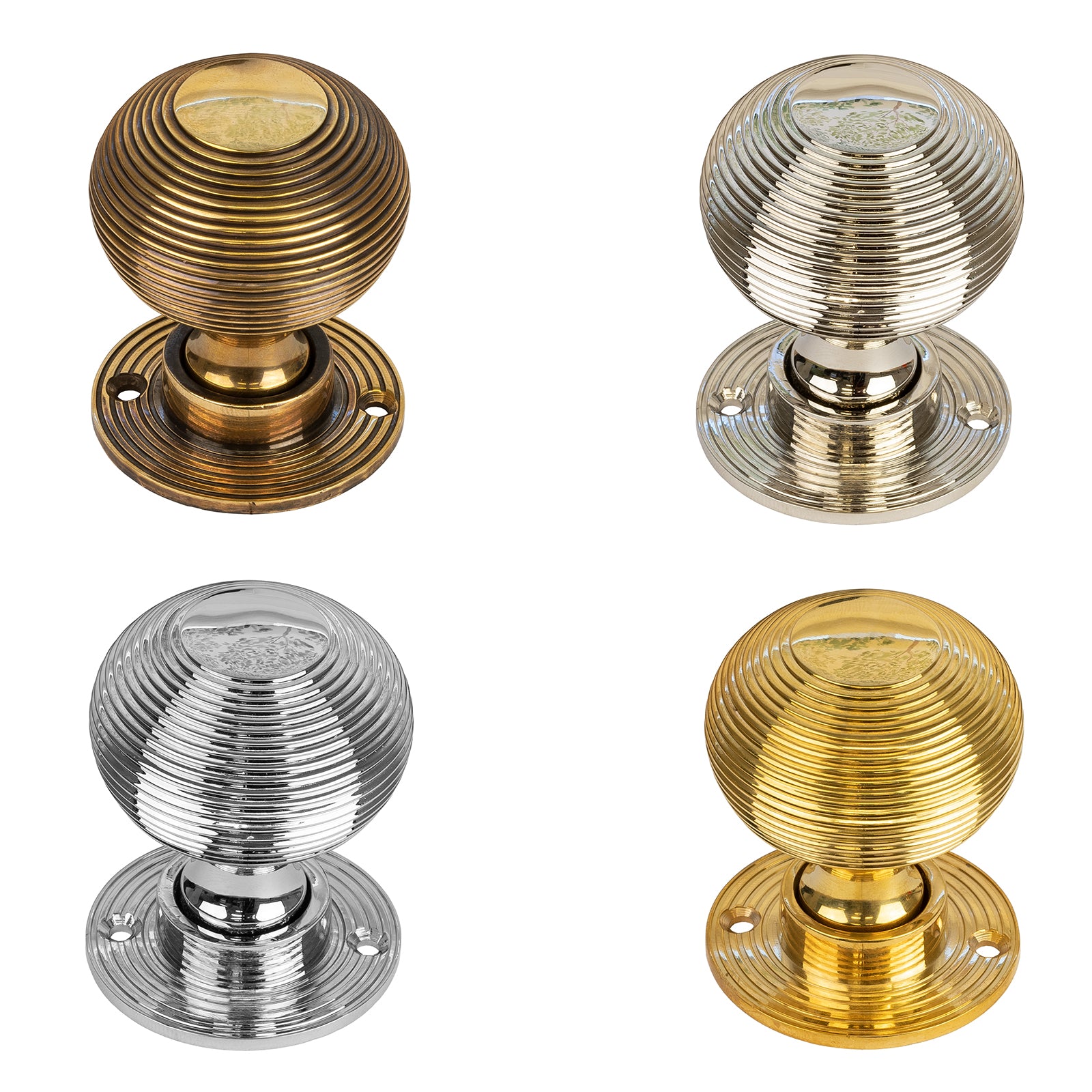 Beehive door knobs solid brass also known as brass beehive door handles and solid brass door knobs
