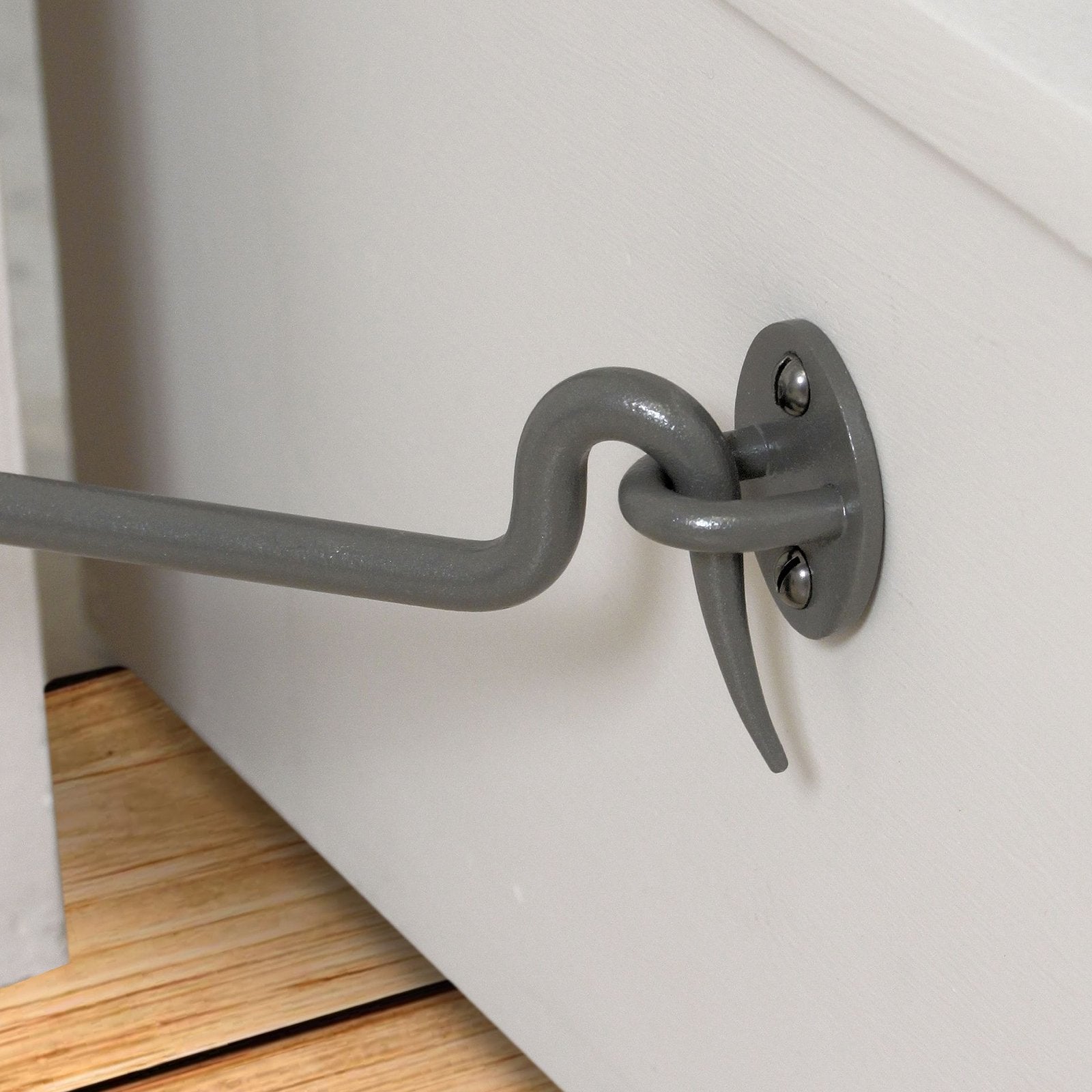 Cabin Hooks With Armor-Coat Black Hook Eye Latches