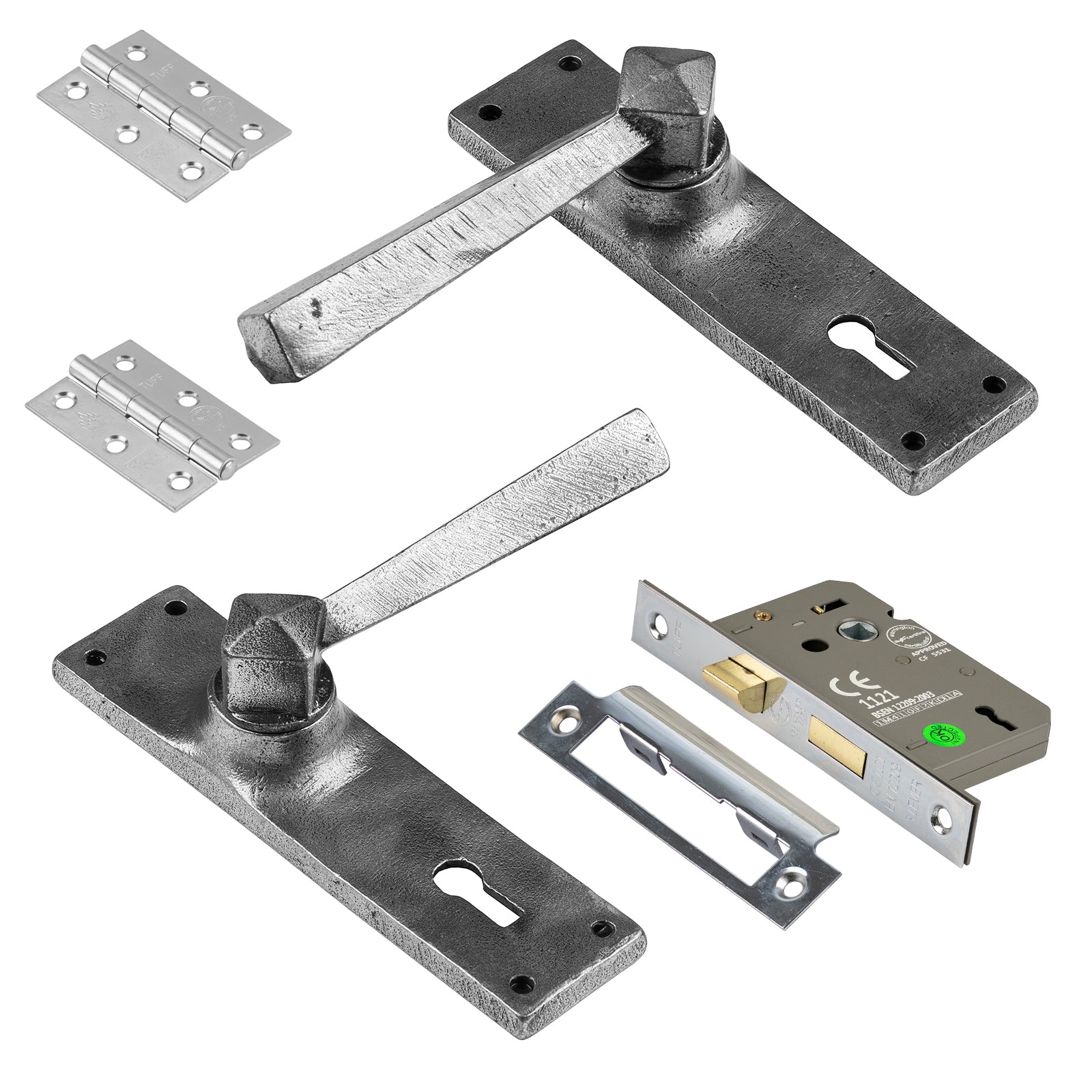 Straight lever handle lock set SHOW