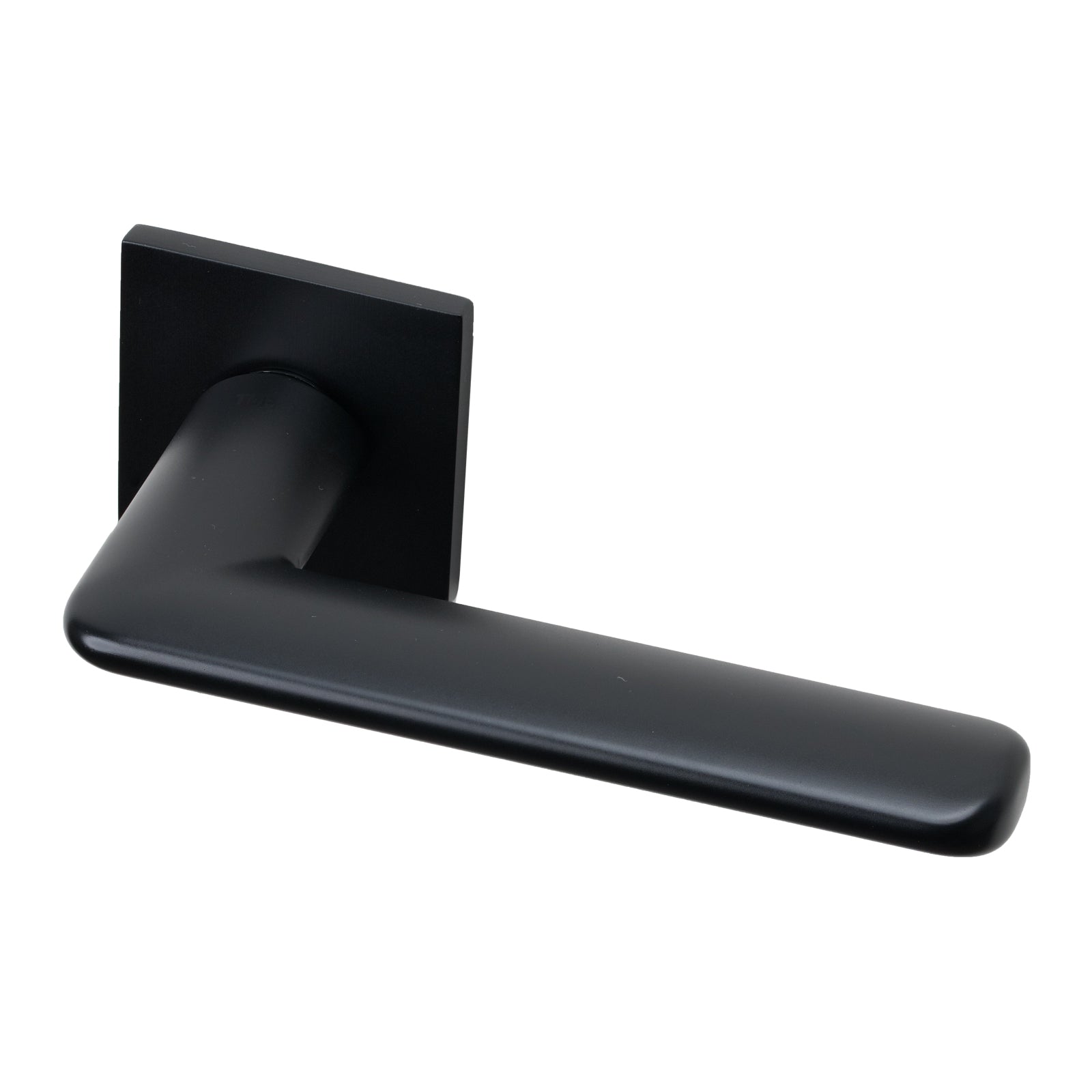 Nevosa Lever on Square Rose Door Handle in Black Pearl Finish SHOW