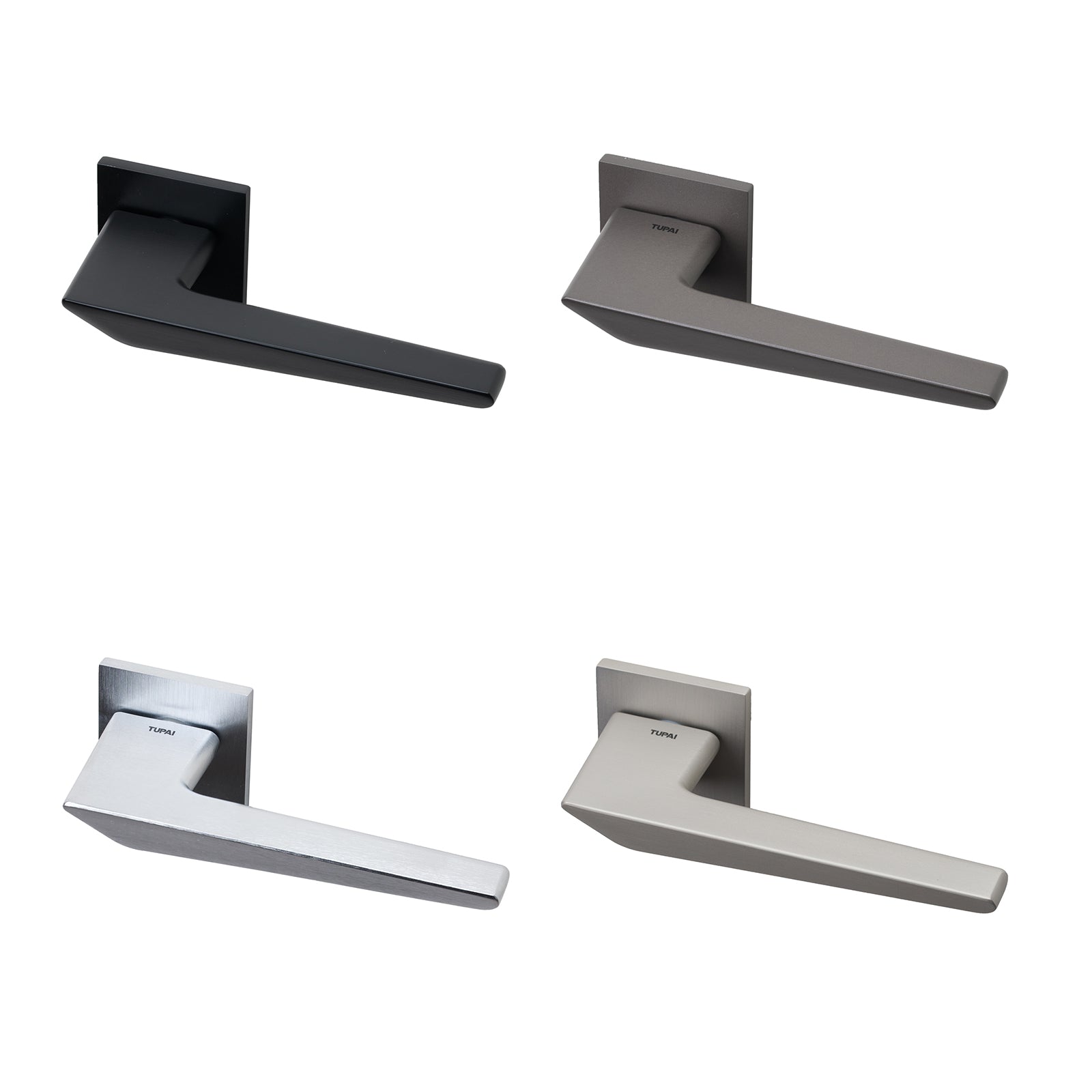 Montemuro Door Handle | Square Rose | Tupai | Suffolk Latch Company